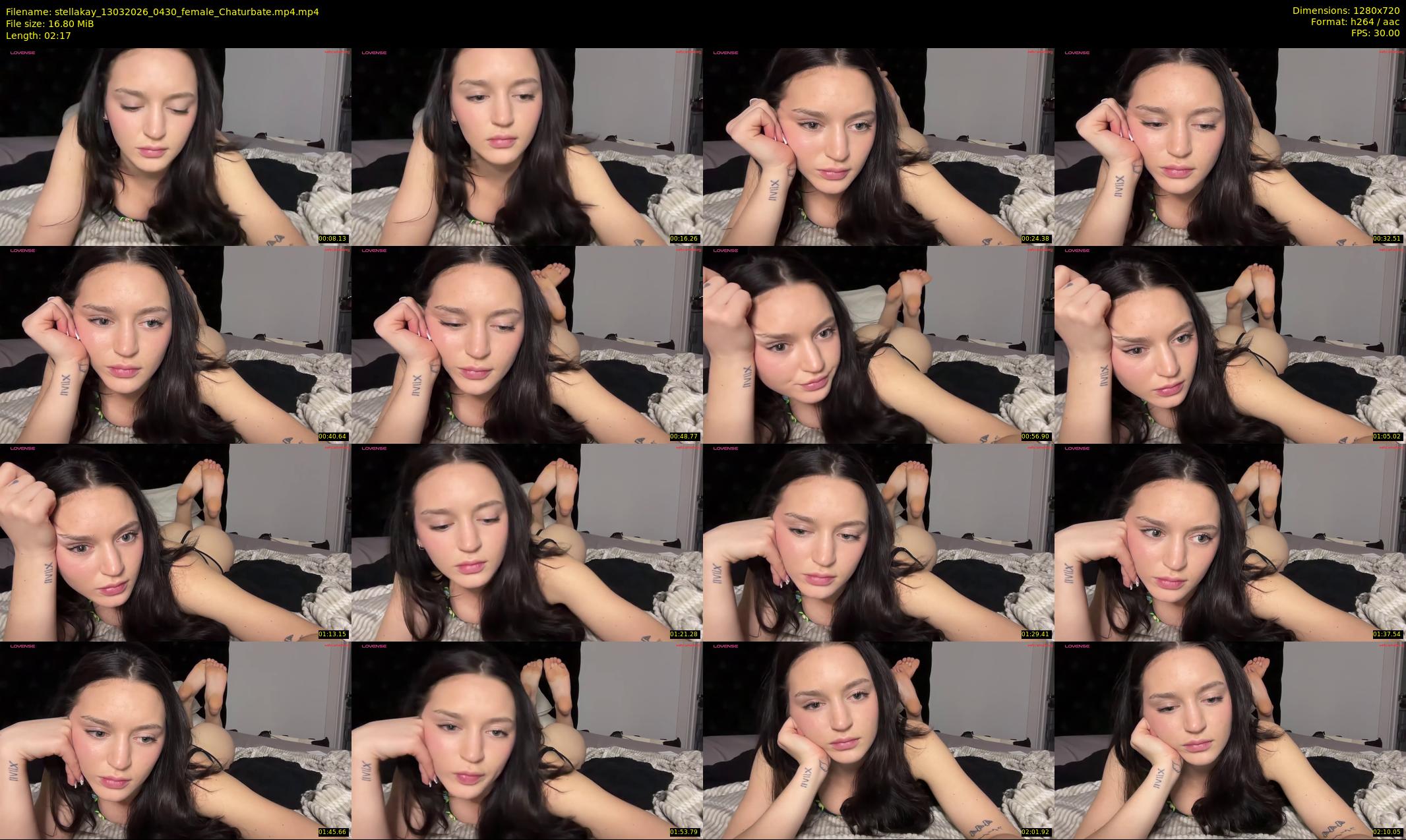 stellakay — 3 minute Chaturbate female cam show recording, 720p, Mar 13, 2026