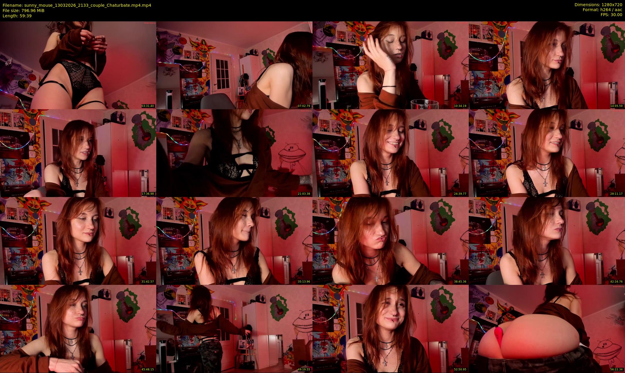 sunny_mouse — 60 minute Chaturbate female cam show recording, 720p, Mar 13, 2026