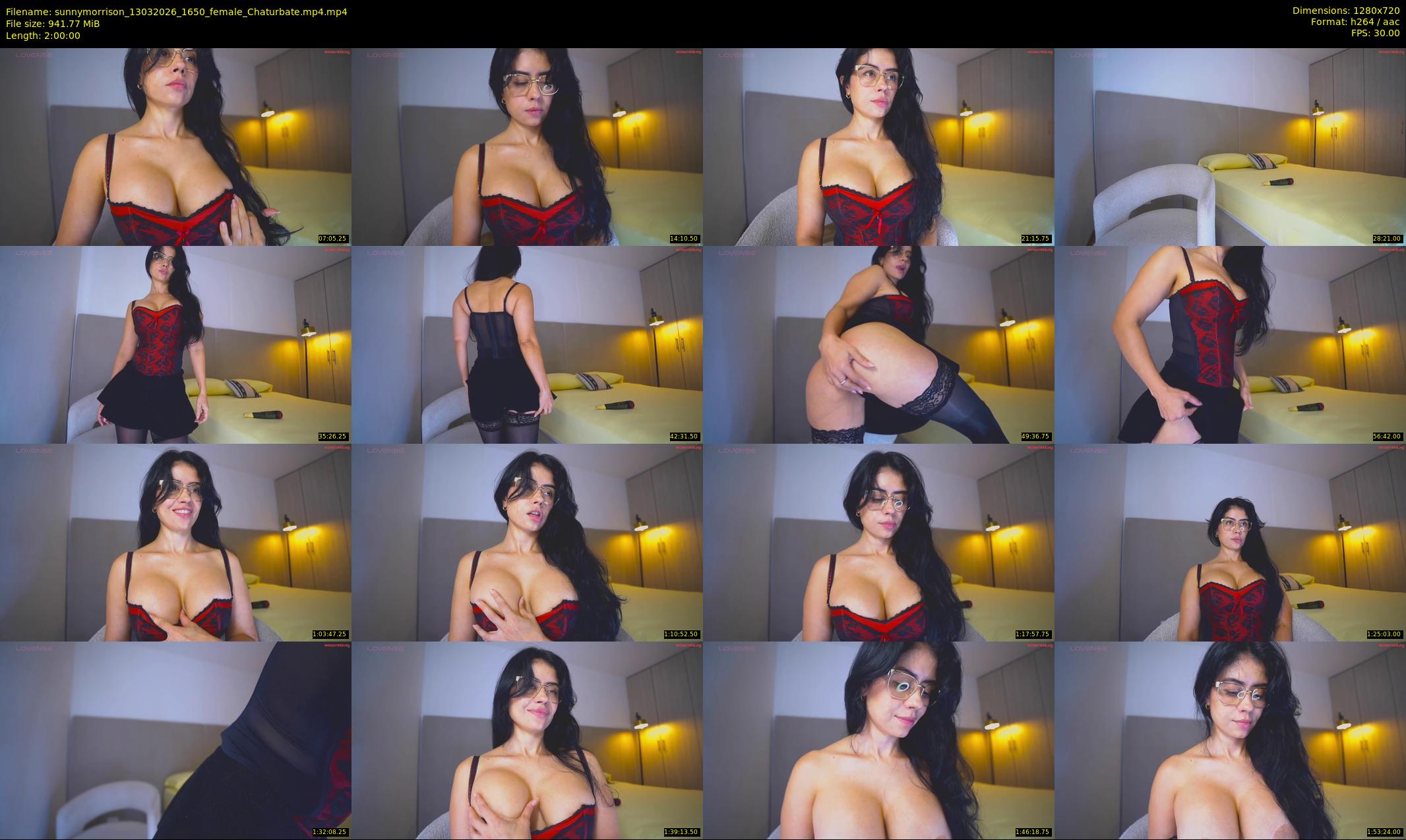 sunnymorrison — 120 minute Chaturbate female cam show recording, 720p, Mar 13, 2026