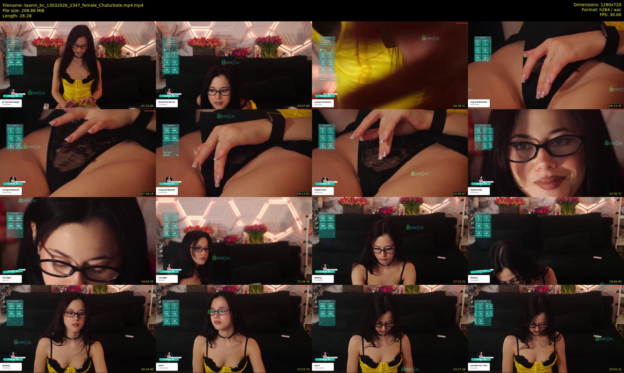 taanni_bc — 27 minute Chaturbate female cam show recording, 720p, Mar 13, 2026