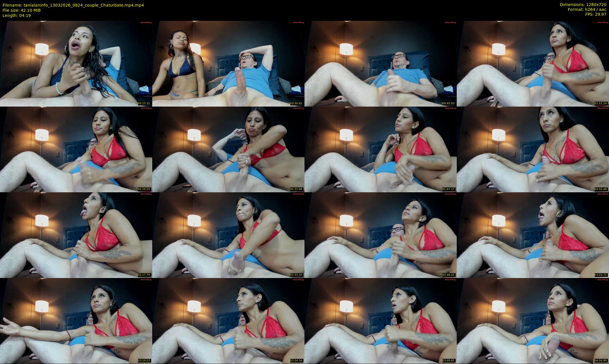 tanialaninfo — 5 minute Chaturbate couple cam show recording, 720p, Mar 13, 2026