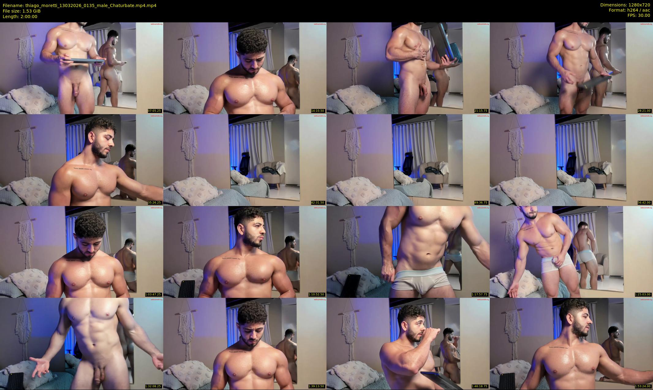 thiago_moretti — 120 minute Chaturbate male cam show recording, 720p, Mar 13, 2026