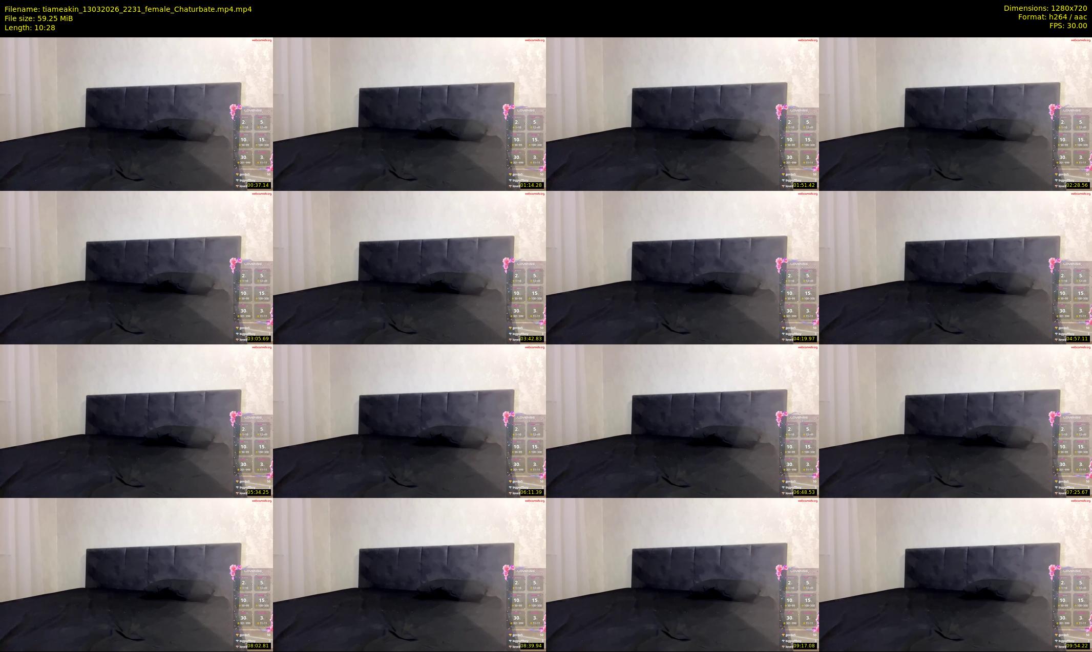 tiameakin — 11 minute Chaturbate female cam show recording, 720p, Mar 13, 2026