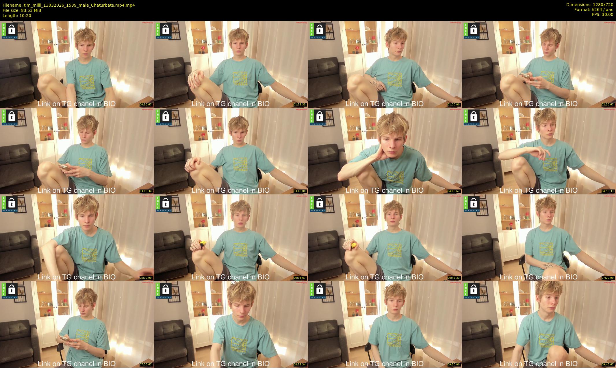 tim_milll — 11 minute Chaturbate male cam show recording, 720p, Mar 13, 2026