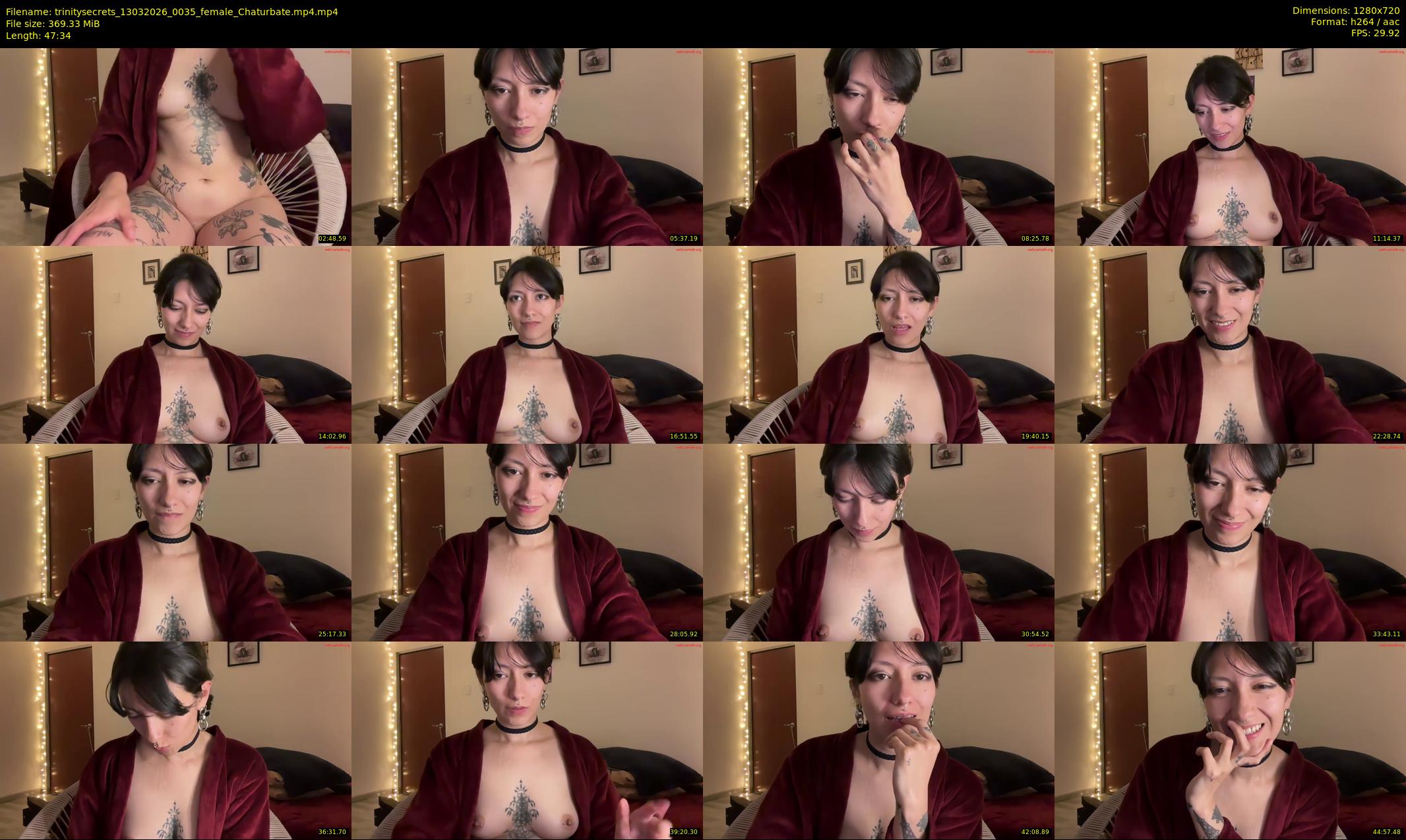 trinitysecrets — 48 minute Chaturbate female cam show recording, 720p, Mar 13, 2026