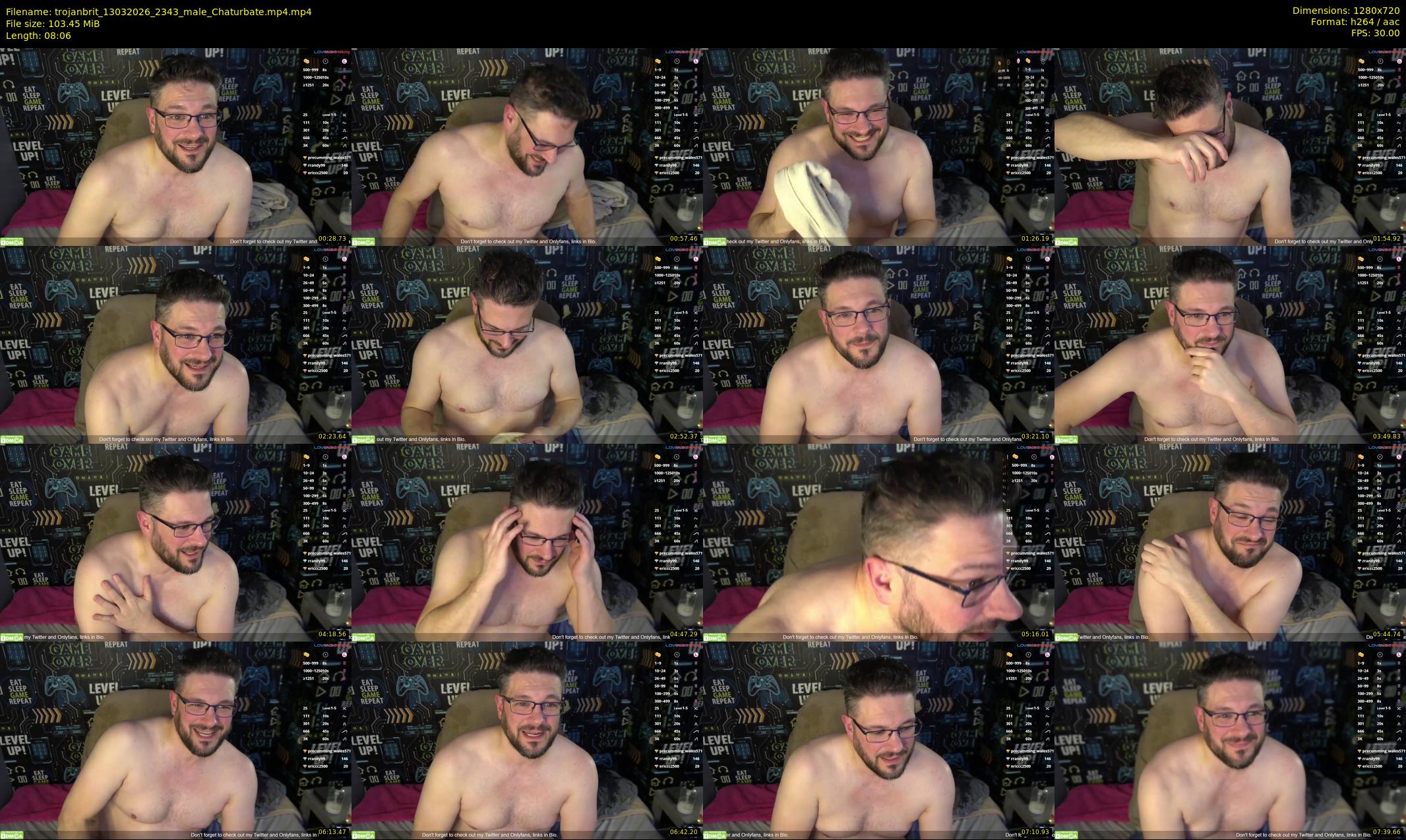 trojanbrit — 9 minute Chaturbate male cam show recording, 720p, Mar 13, 2026