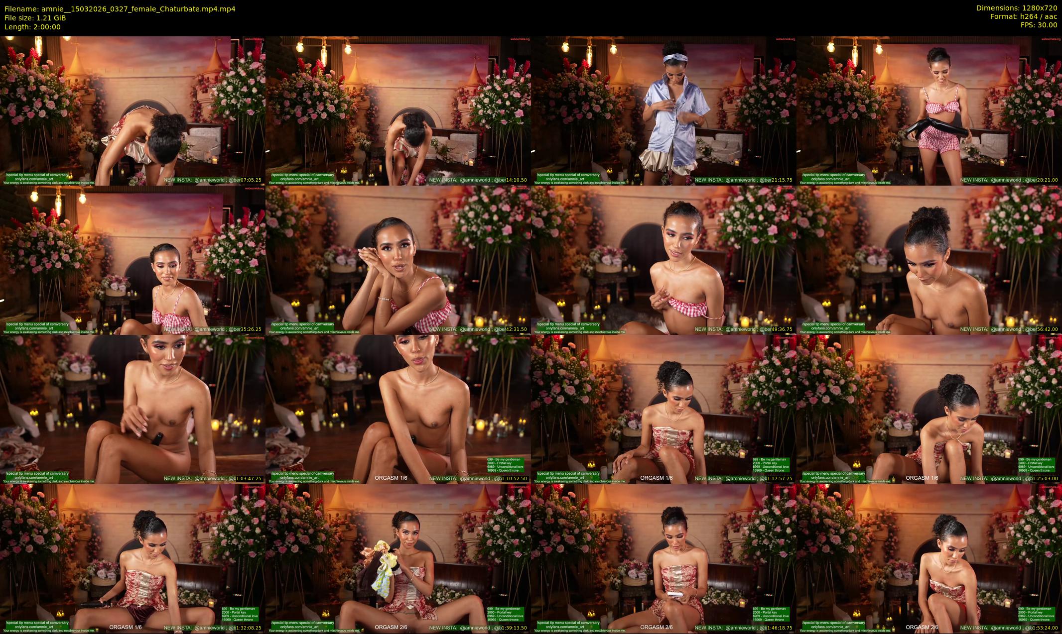 amnie_ — 120 minute Chaturbate female cam show recording, 720p, Mar 15, 2026