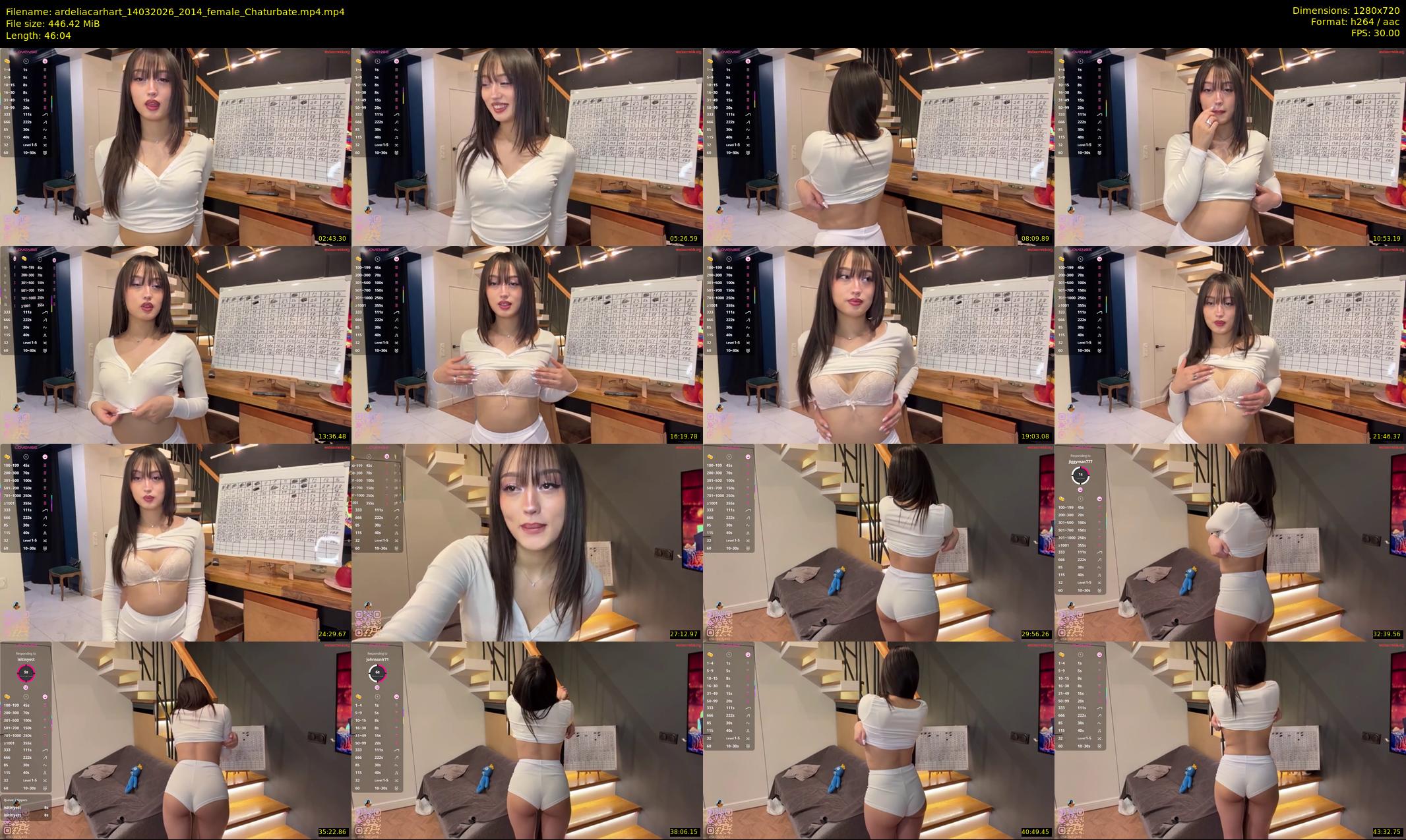 ardeliacarhart — 47 minute Chaturbate female cam show recording, 720p, Mar 14, 2026