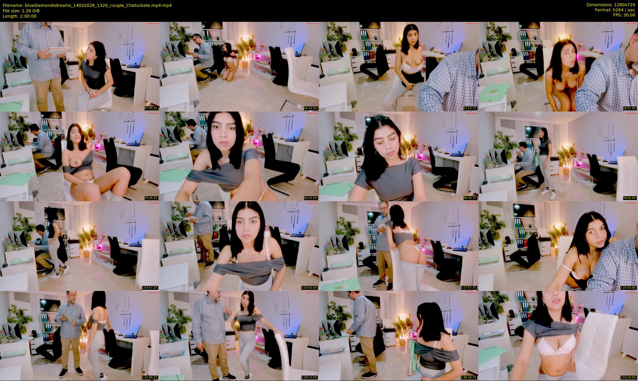 bluediamondsdreams — 120 minute Chaturbate couple cam show recording, 720p, Mar 14, 2026