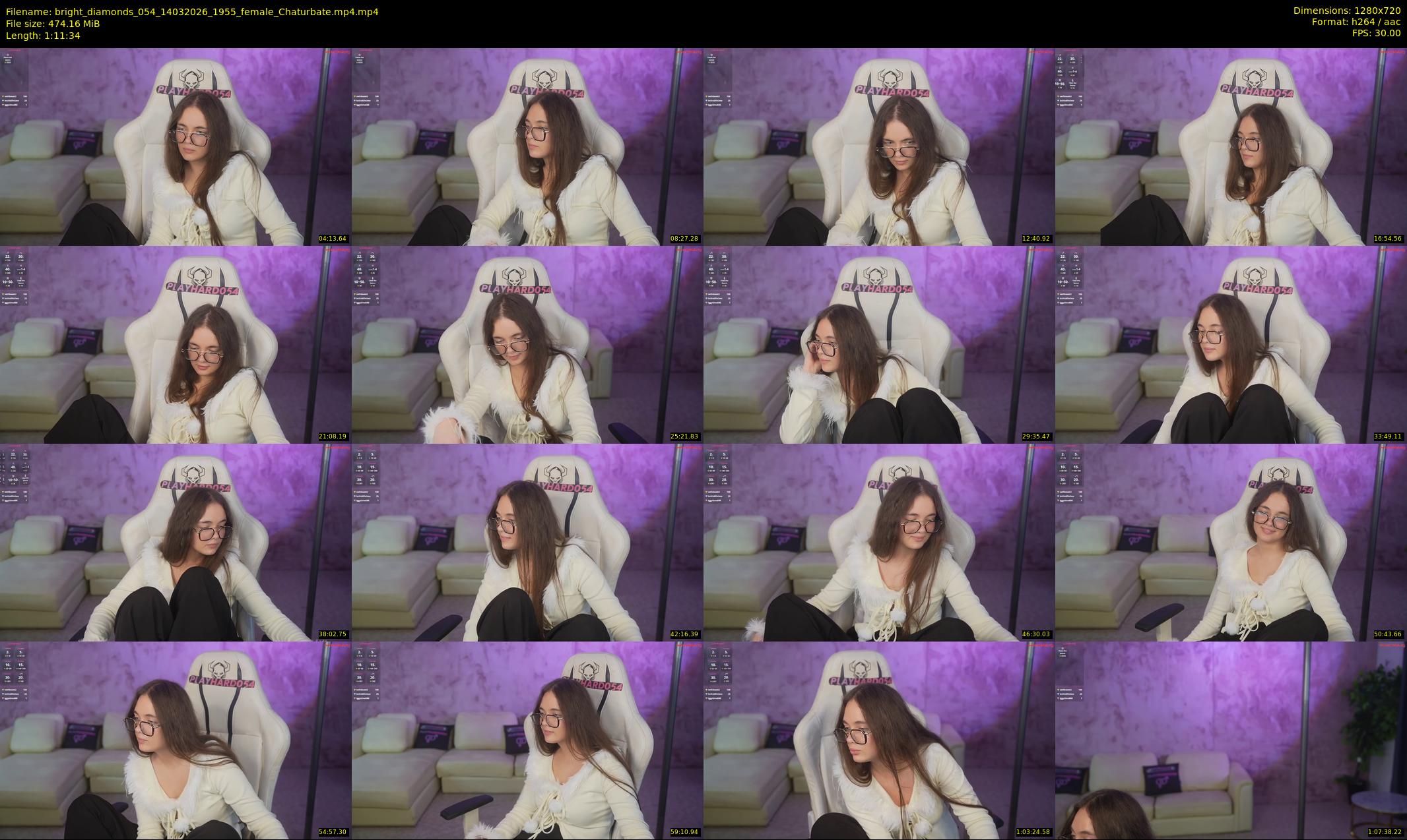 bright_diamonds_054 — 72 minute Chaturbate couple cam show recording, 720p, Mar 14, 2026