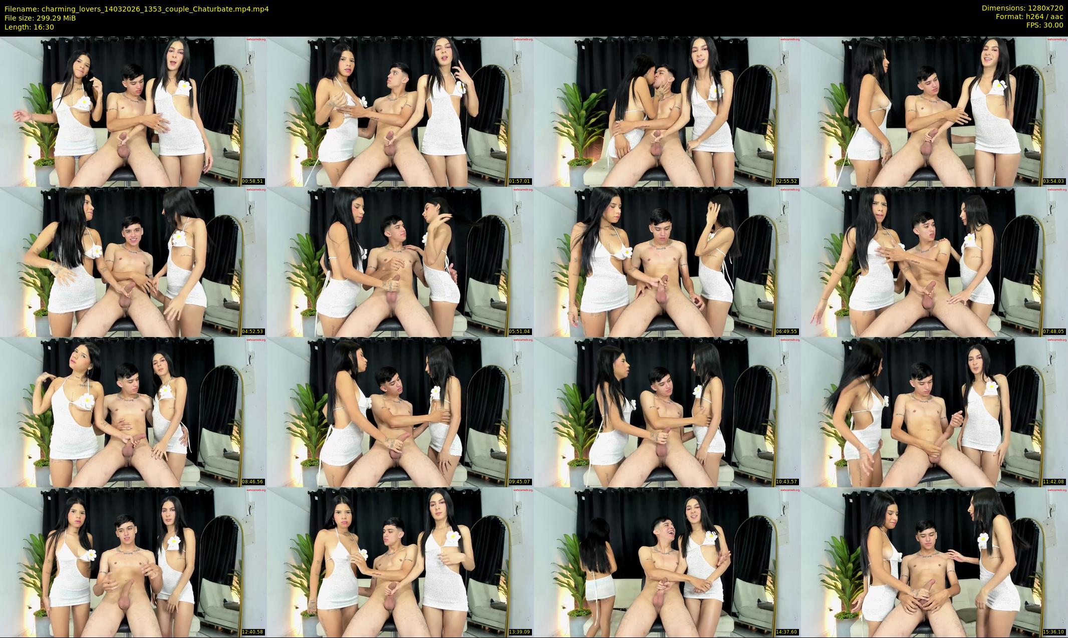 charming_lovers — 17 minute Chaturbate couple cam show recording, 720p, Mar 14, 2026