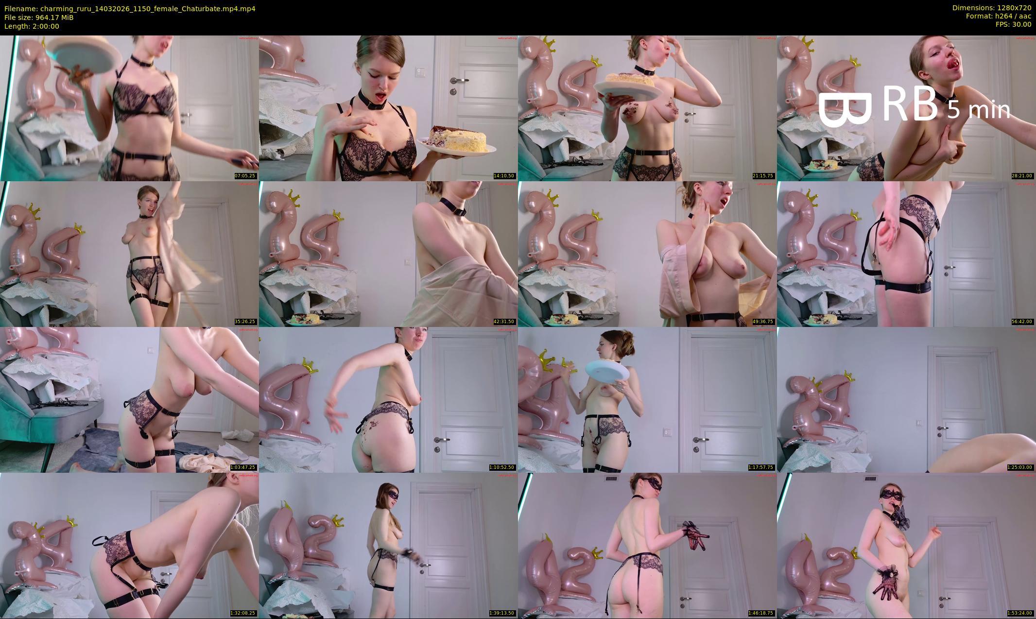 charming_ruru — 120 minute Chaturbate female cam show recording, 720p, Mar 14, 2026