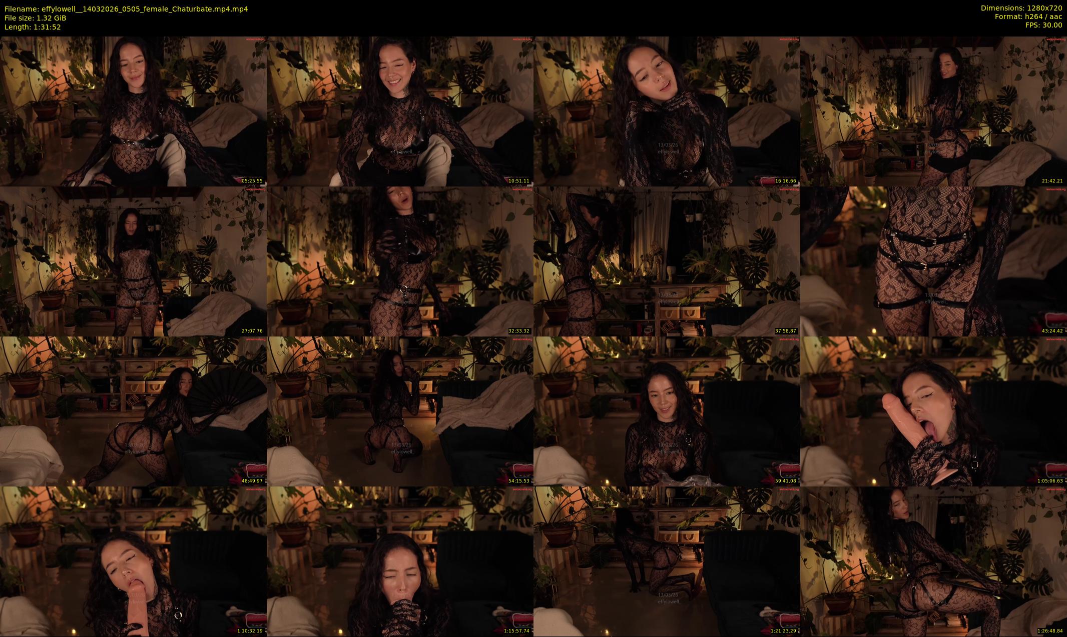 effylowell_ — 92 minute Chaturbate female cam show recording, 720p, Mar 14, 2026
