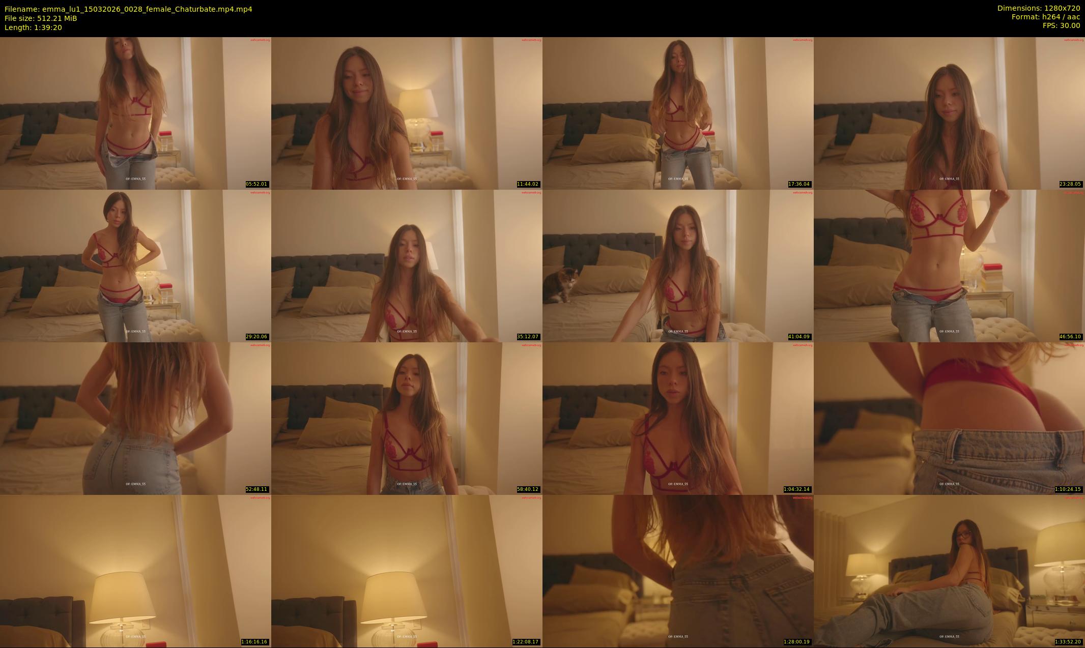 emma_lu1 — 100 minute Chaturbate female cam show recording, 720p, Mar 15, 2026