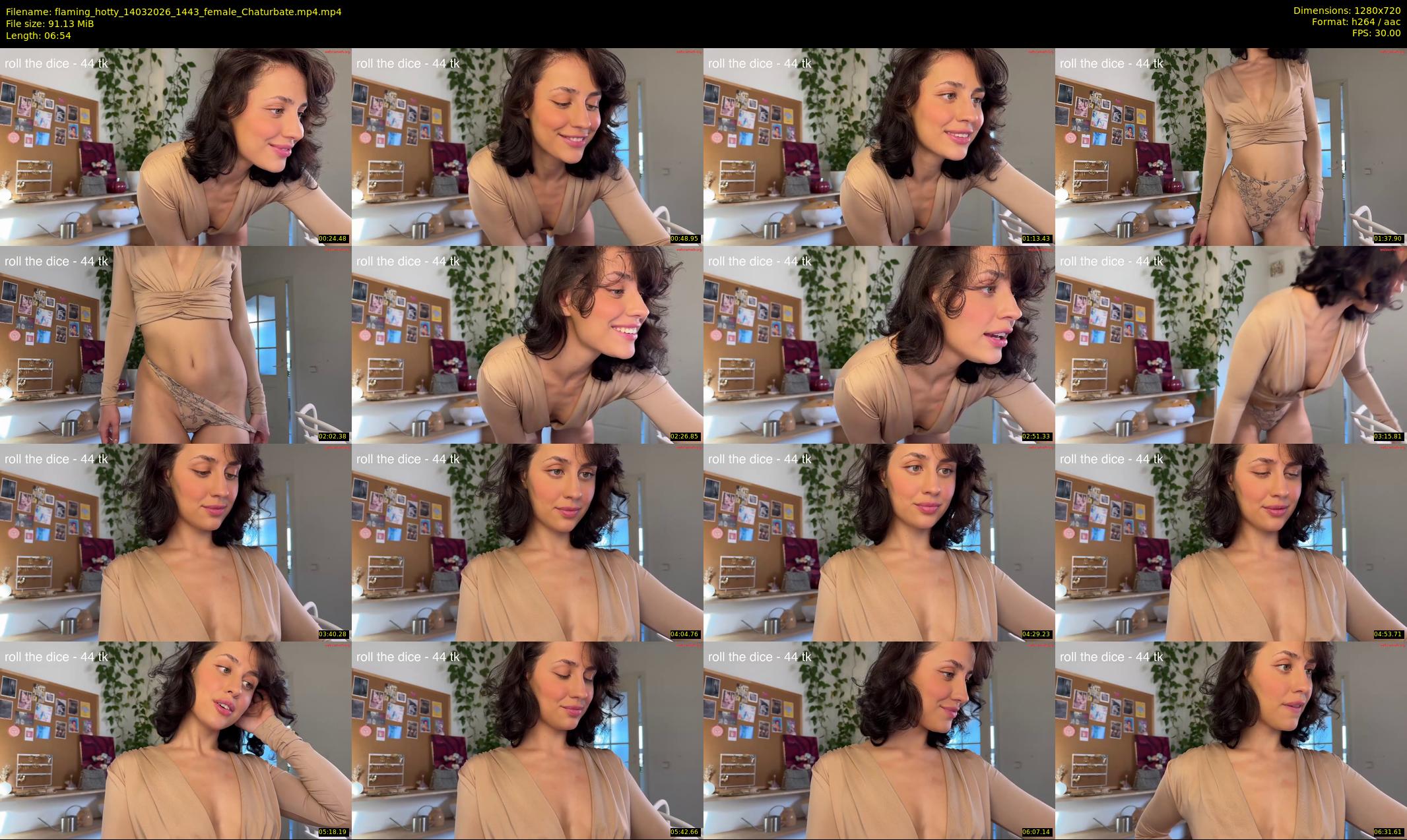 flaming_hotty — 7 minute Chaturbate female cam show recording, 720p, Mar 14, 2026