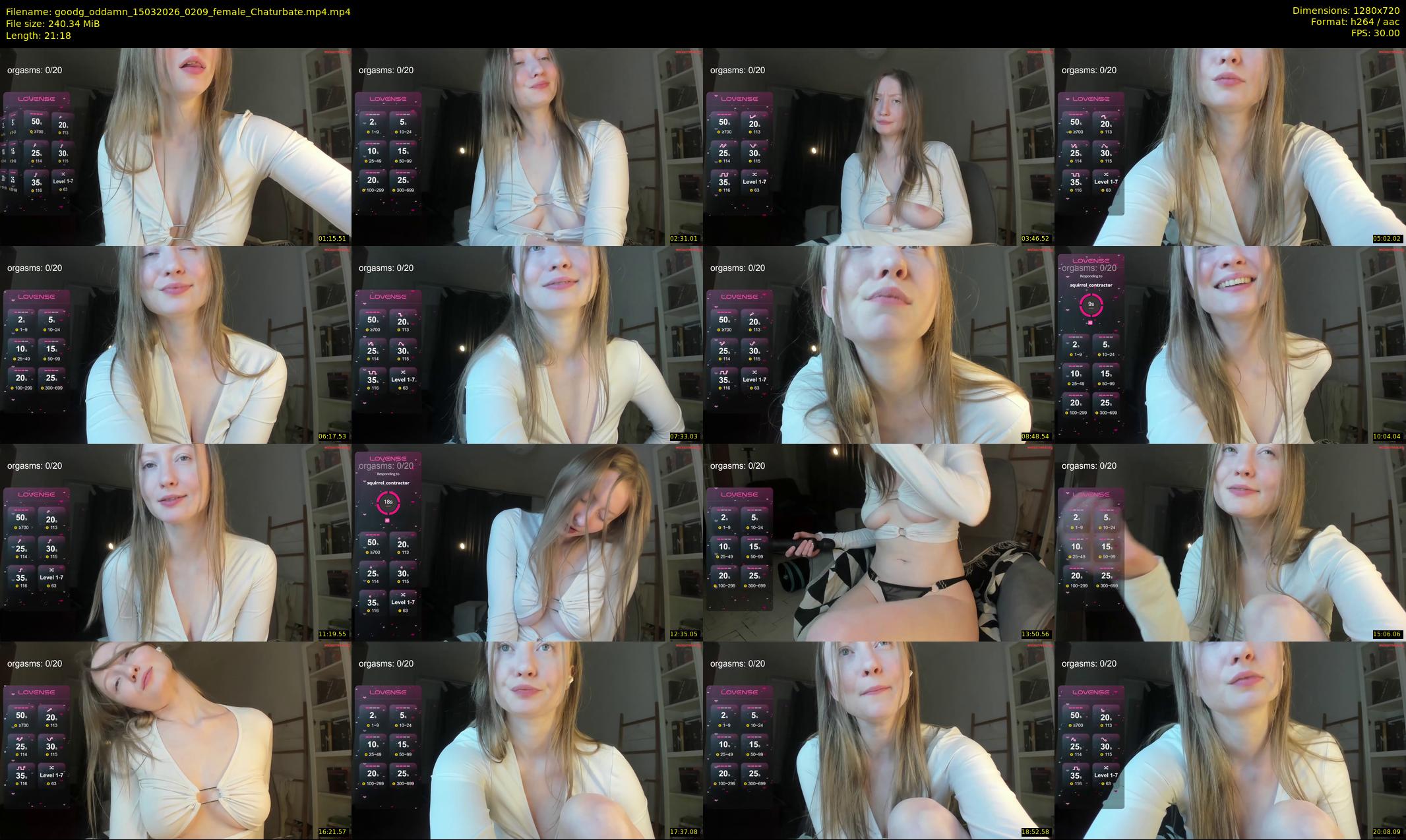 goodg_oddamn — 22 minute Chaturbate female cam show recording, 720p, Mar 15, 2026