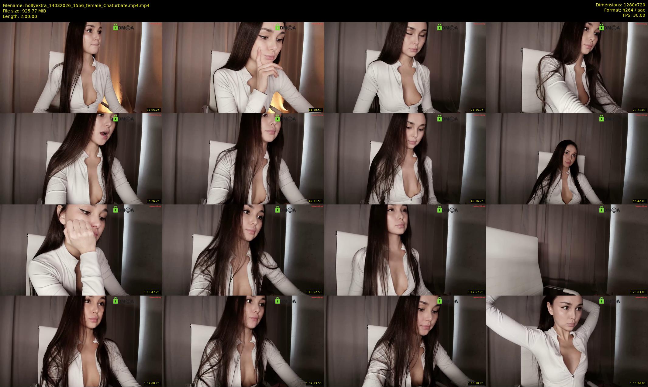 hollyextra — 120 minute Chaturbate female cam show recording, 720p, Mar 14, 2026