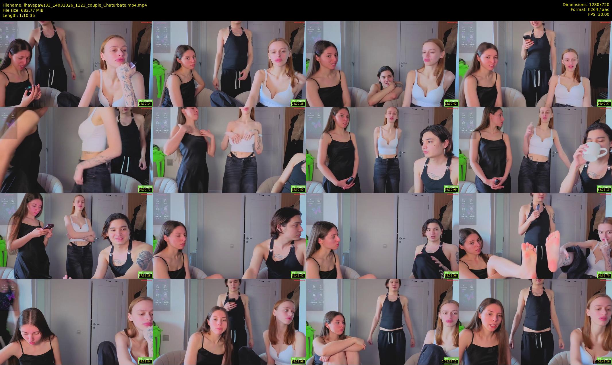 ihavepaws33 — 71 minute Chaturbate couple cam show recording, 720p, Mar 14, 2026