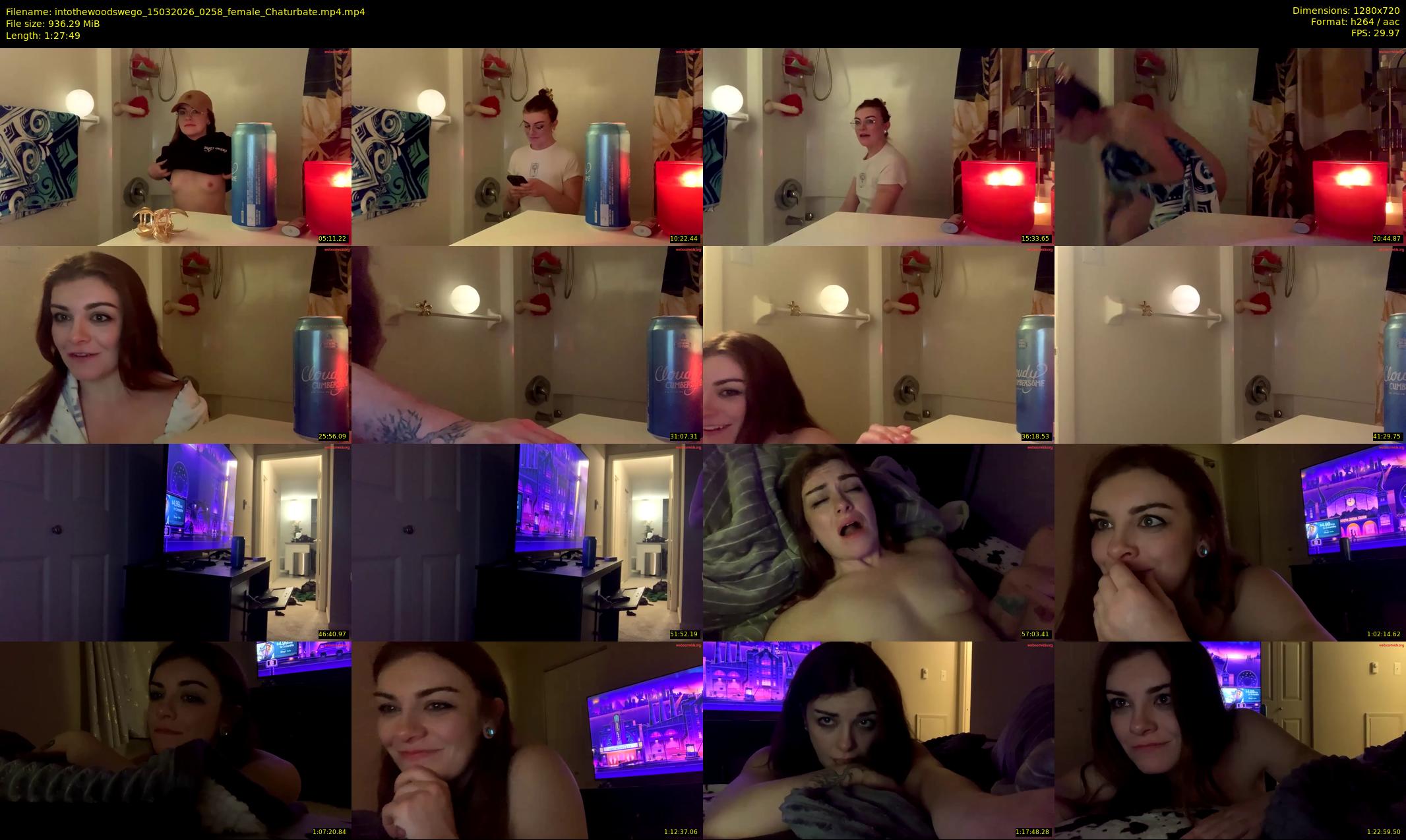 intothewoodswego — 88 minute Chaturbate female cam show recording, 720p, Mar 15, 2026