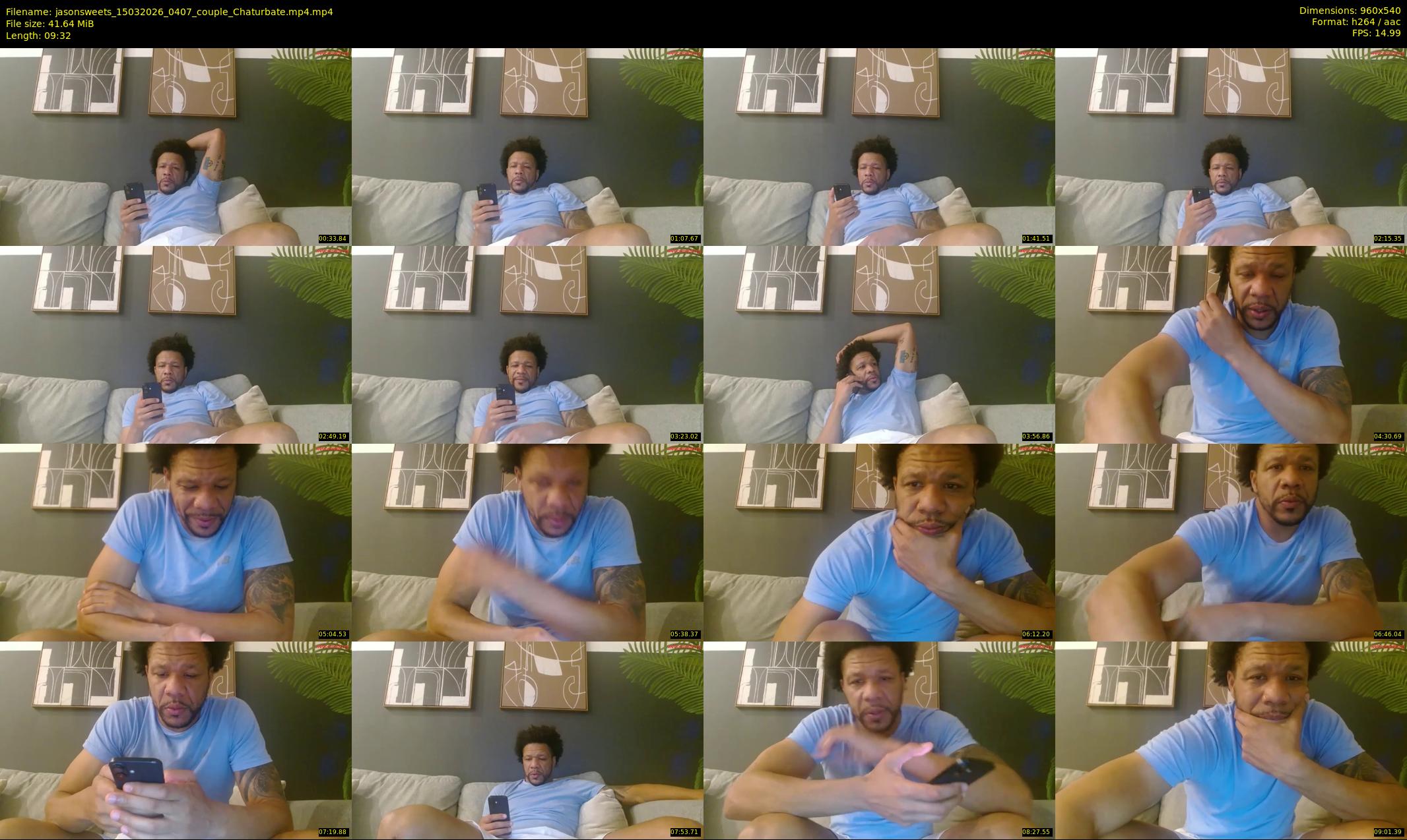 jasonsweets — 10 minute Chaturbate couple cam show recording, 480p, Mar 15, 2026