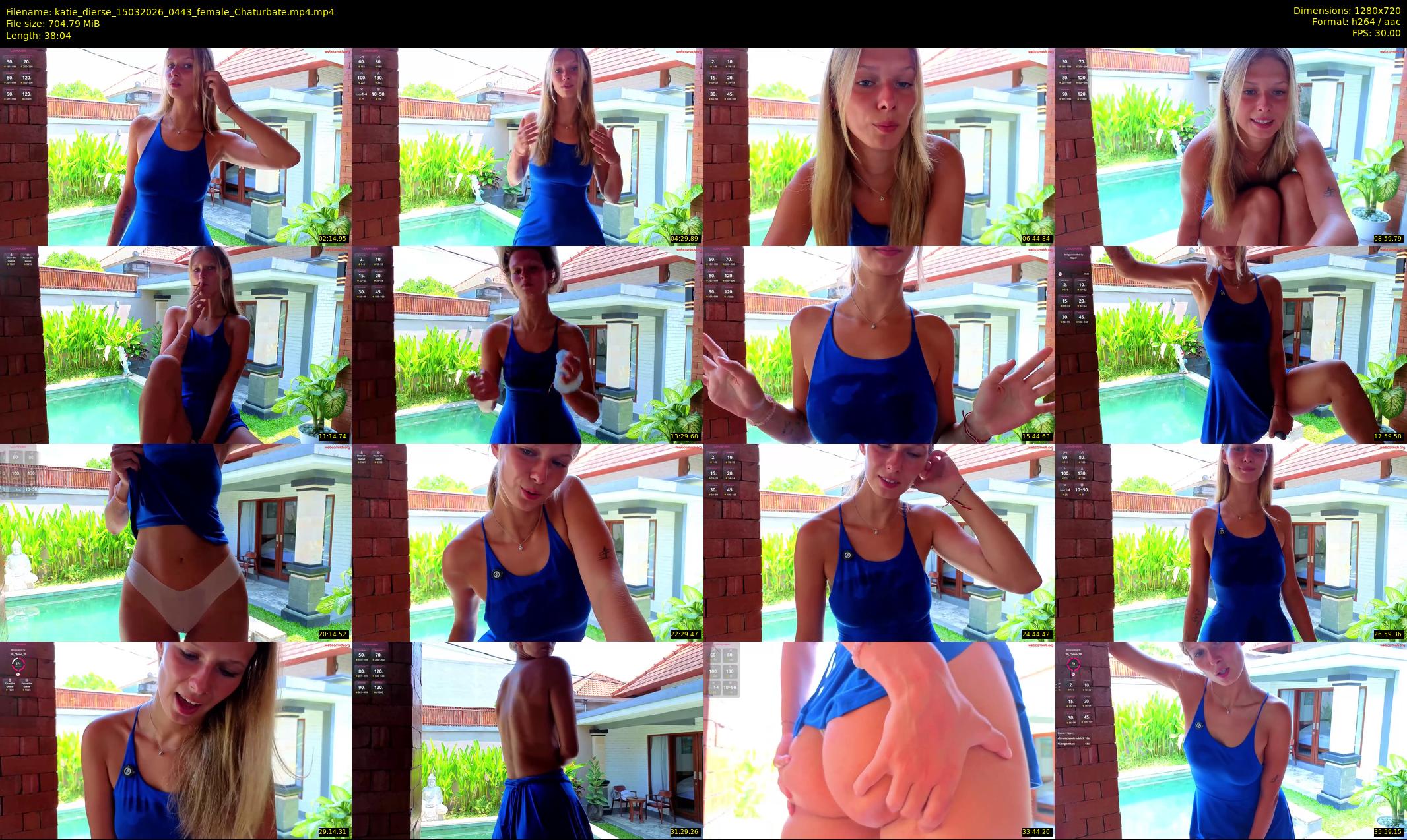 katie_dierse — 39 minute Chaturbate female cam show recording, 720p, Mar 15, 2026