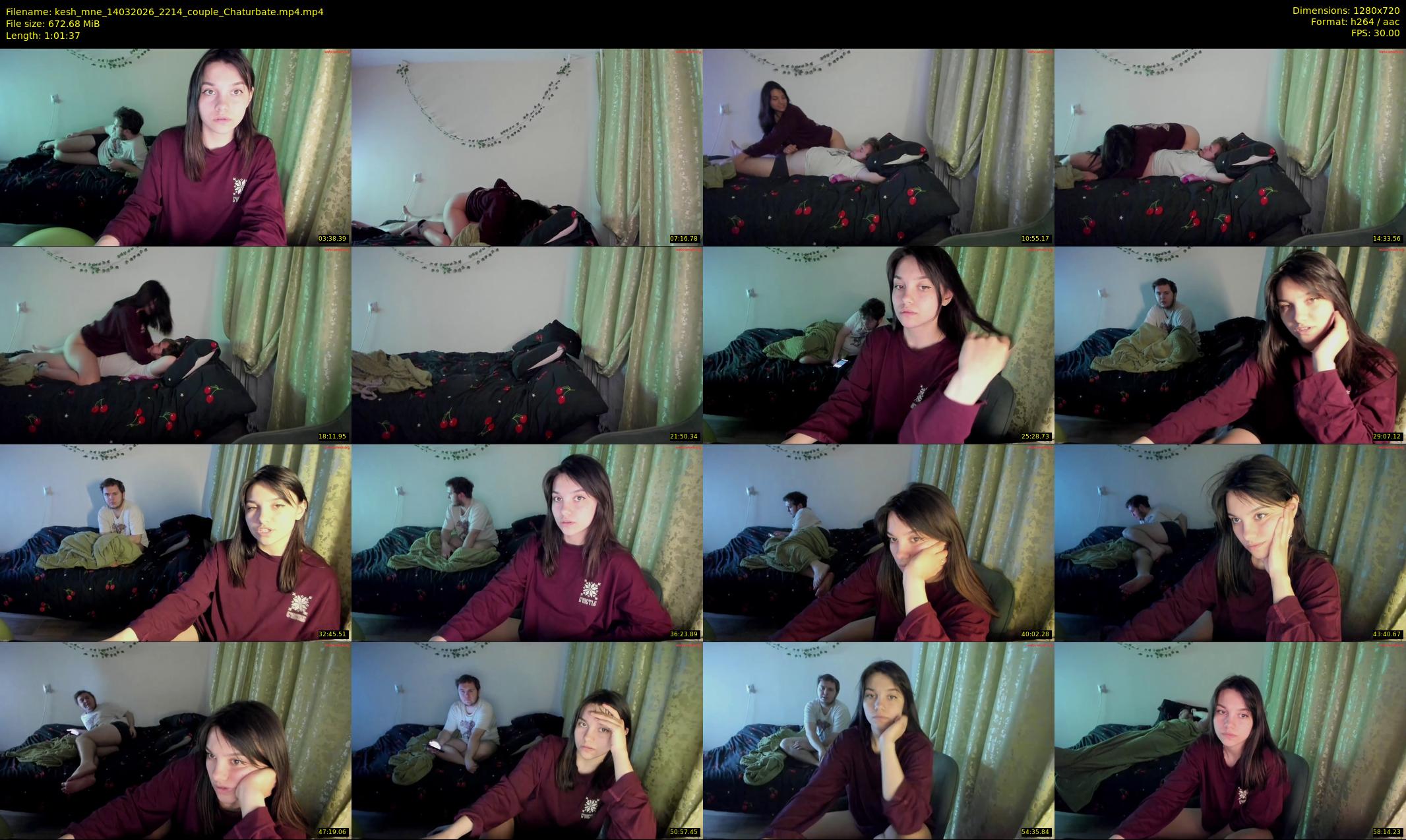 kesh_mne — 62 minute Chaturbate female cam show recording, 720p, Mar 14, 2026