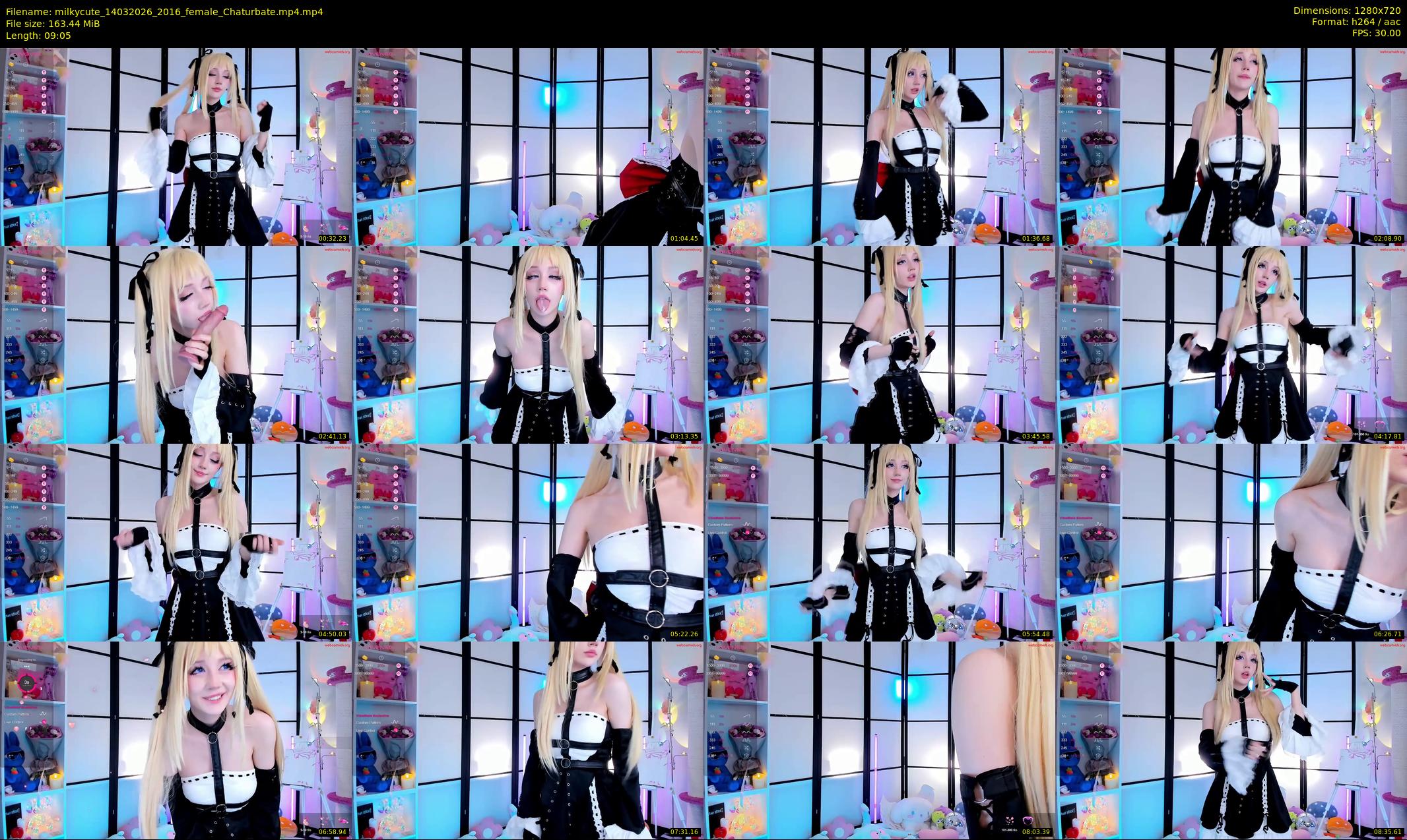 milkycute — 10 minute Chaturbate female cam show recording, 720p, Mar 14, 2026
