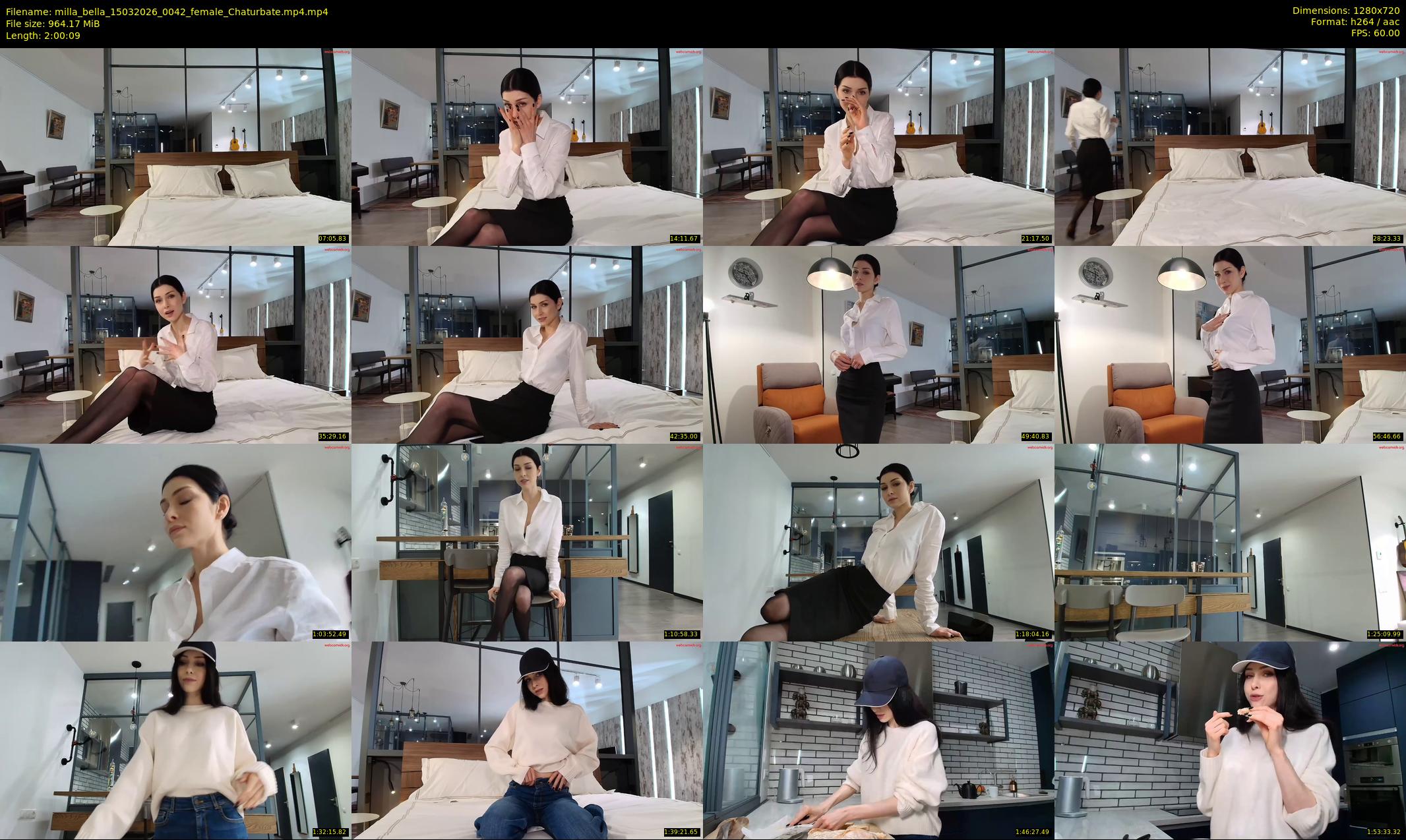 milla_bella — 121 minute Chaturbate female cam show recording, 720p, Mar 15, 2026