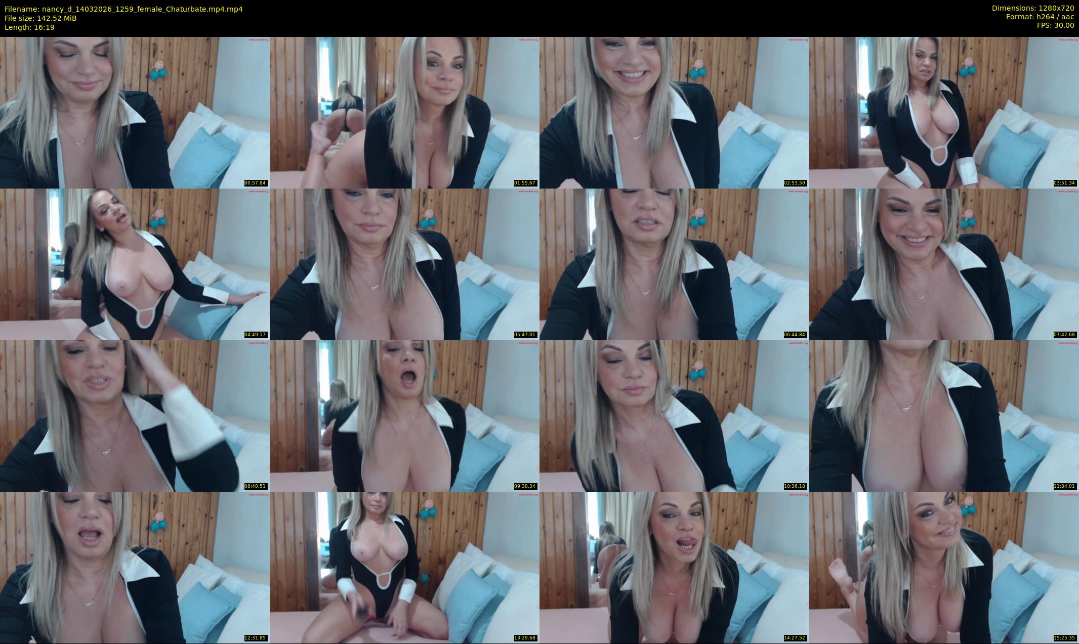 nancy_d — 17 minute Chaturbate female cam show recording, 720p, Mar 14, 2026