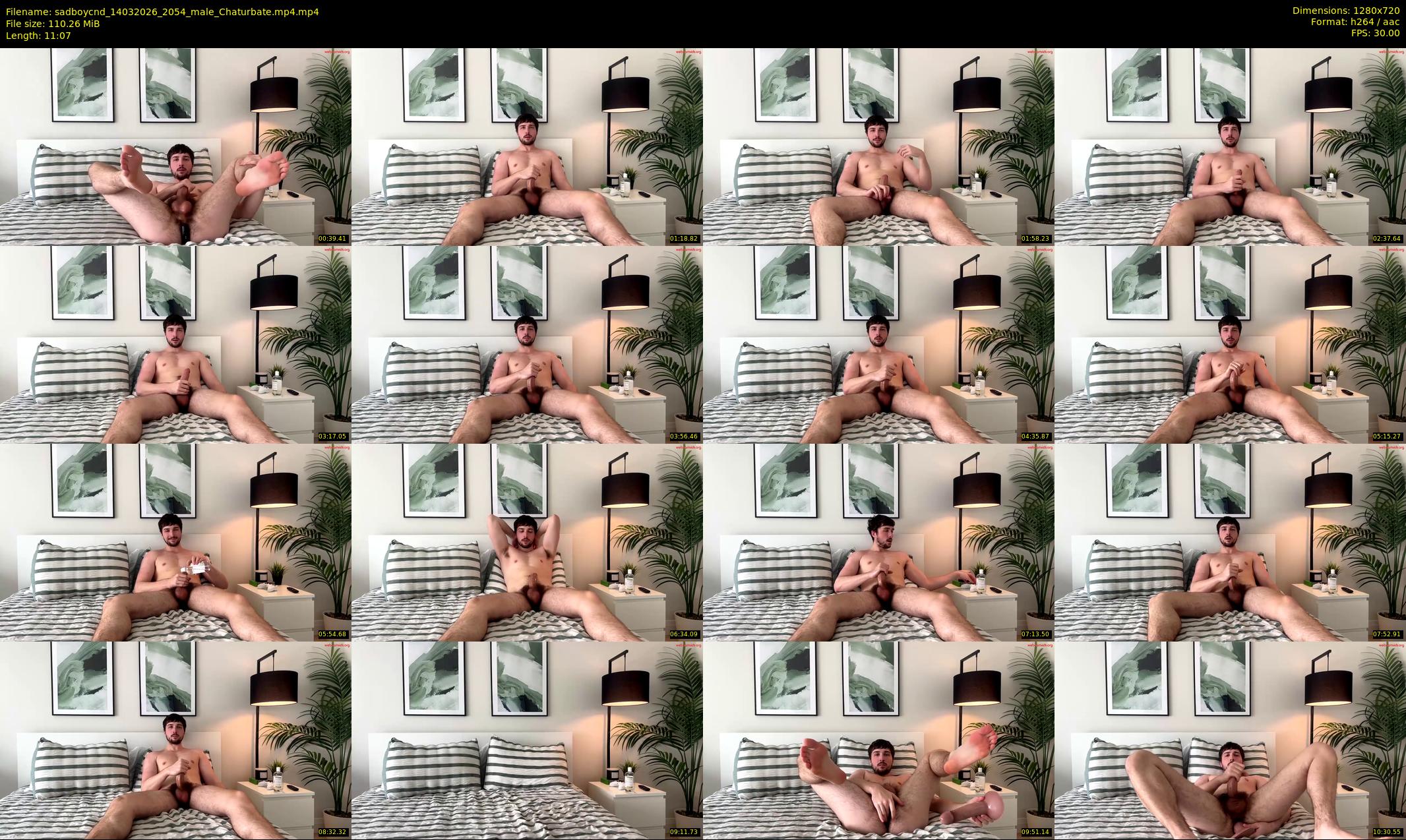 sadboycnd — 12 minute Chaturbate male cam show recording, 720p, Mar 14, 2026