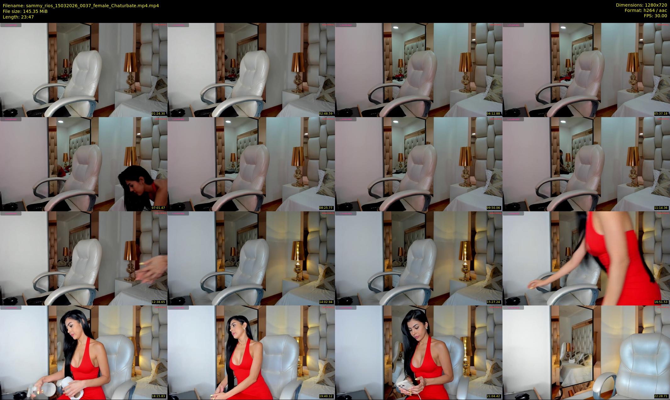 sammy_rios — 24 minute Chaturbate female cam show recording, 720p, Mar 15, 2026