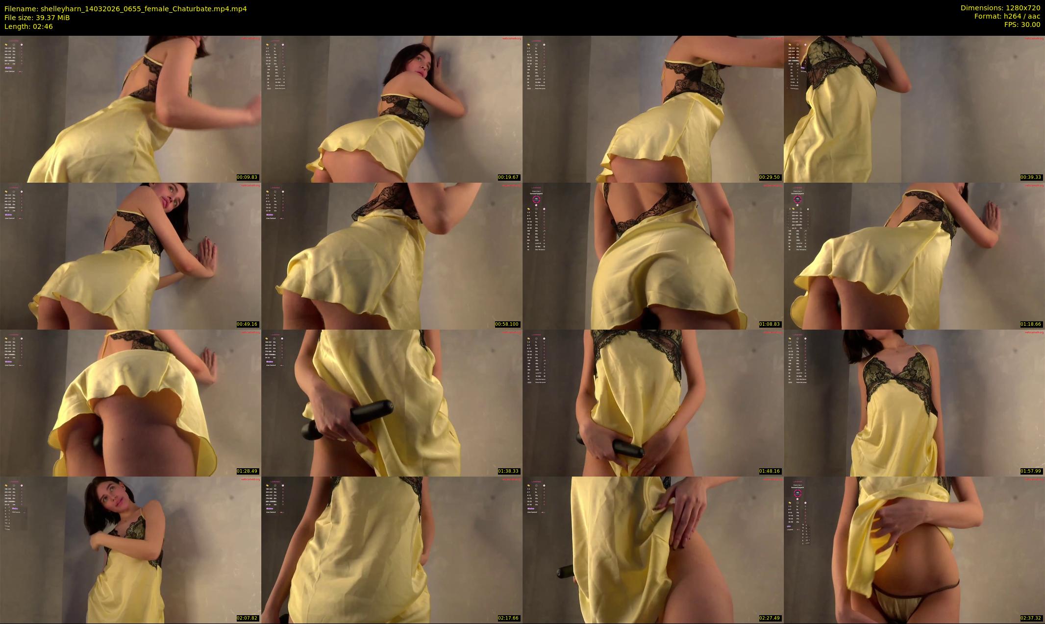shelleyharn — 3 minute Chaturbate female cam show recording, 720p, Mar 14, 2026