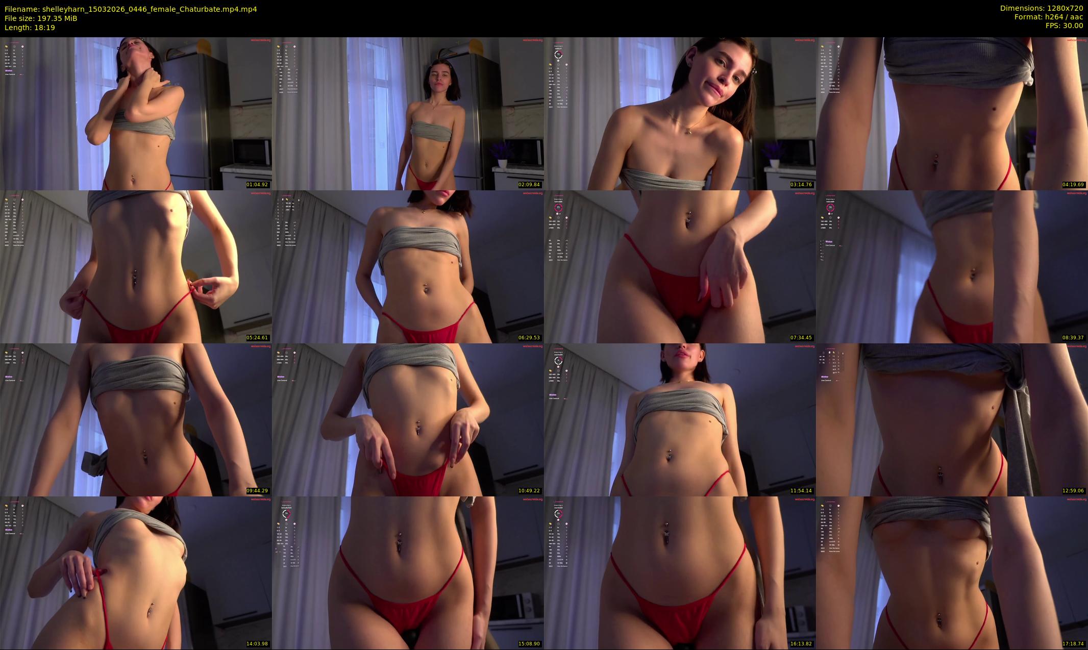 shelleyharn — 19 minute Chaturbate female cam show recording, 720p, Mar 15, 2026