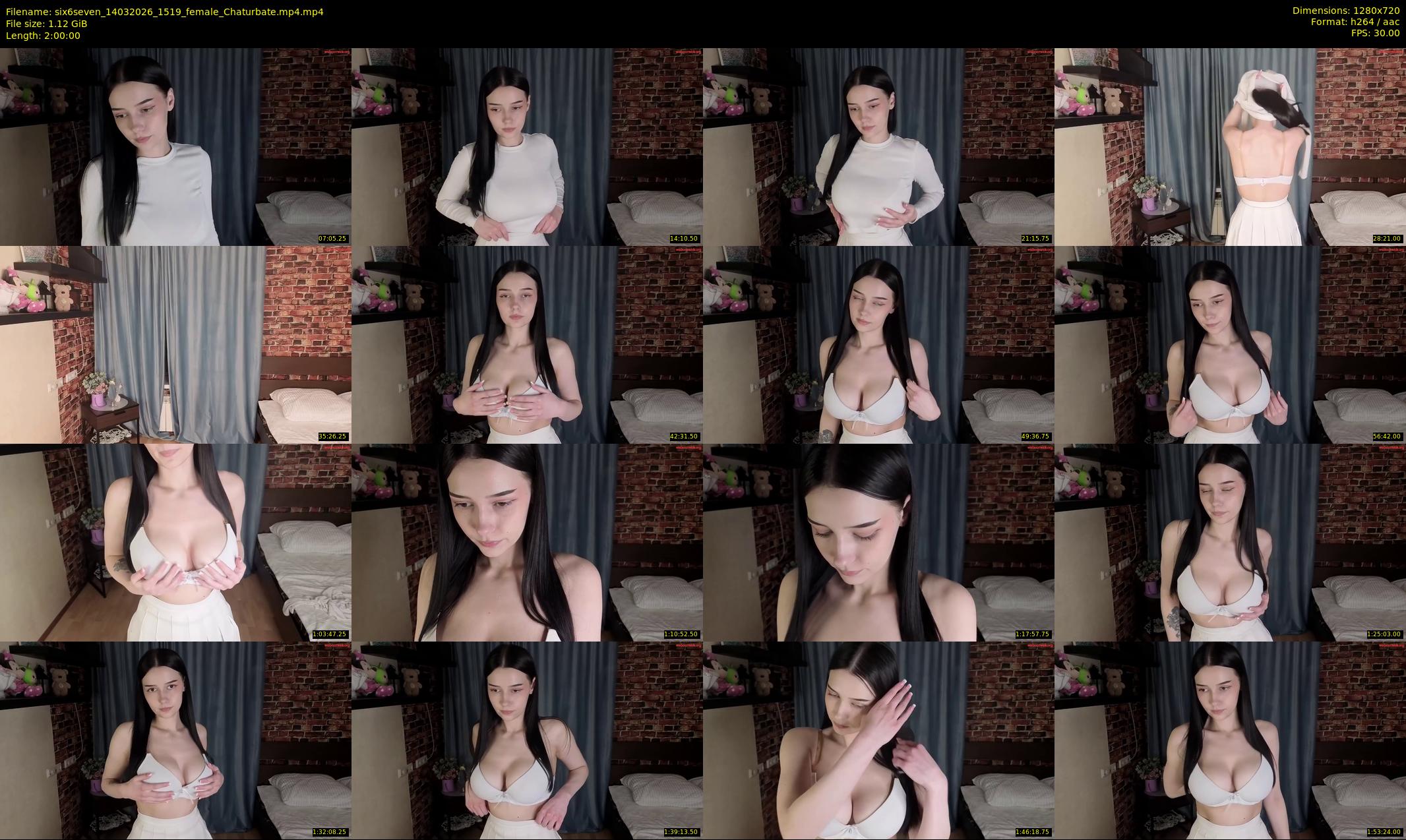 six6seven — 120 minute Chaturbate female cam show recording, 720p, Mar 14, 2026