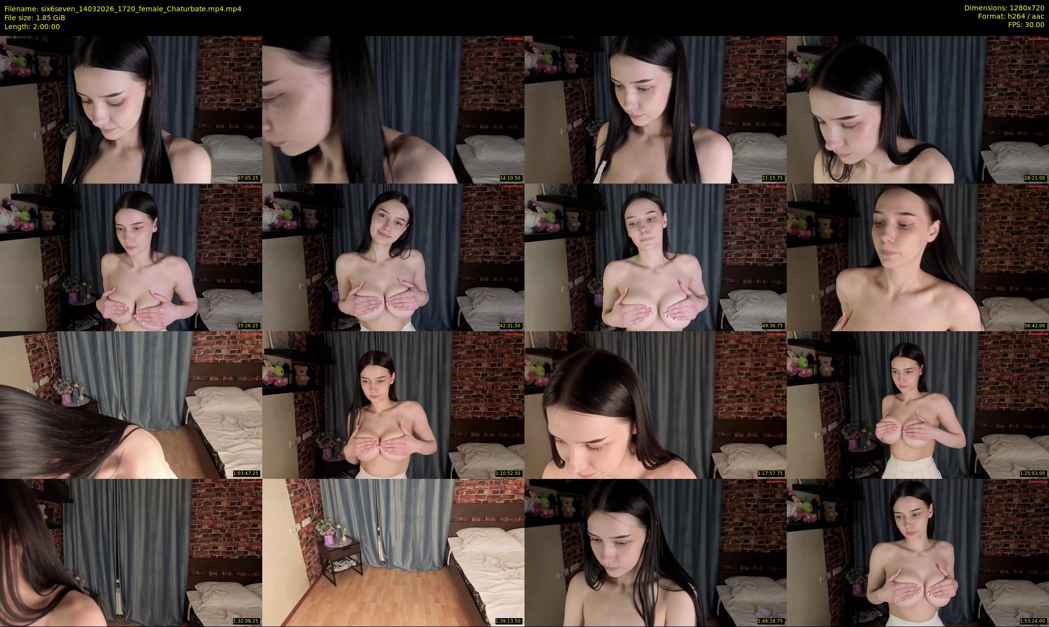 six6seven — 120 minute Chaturbate female cam show recording, 720p, Mar 14, 2026