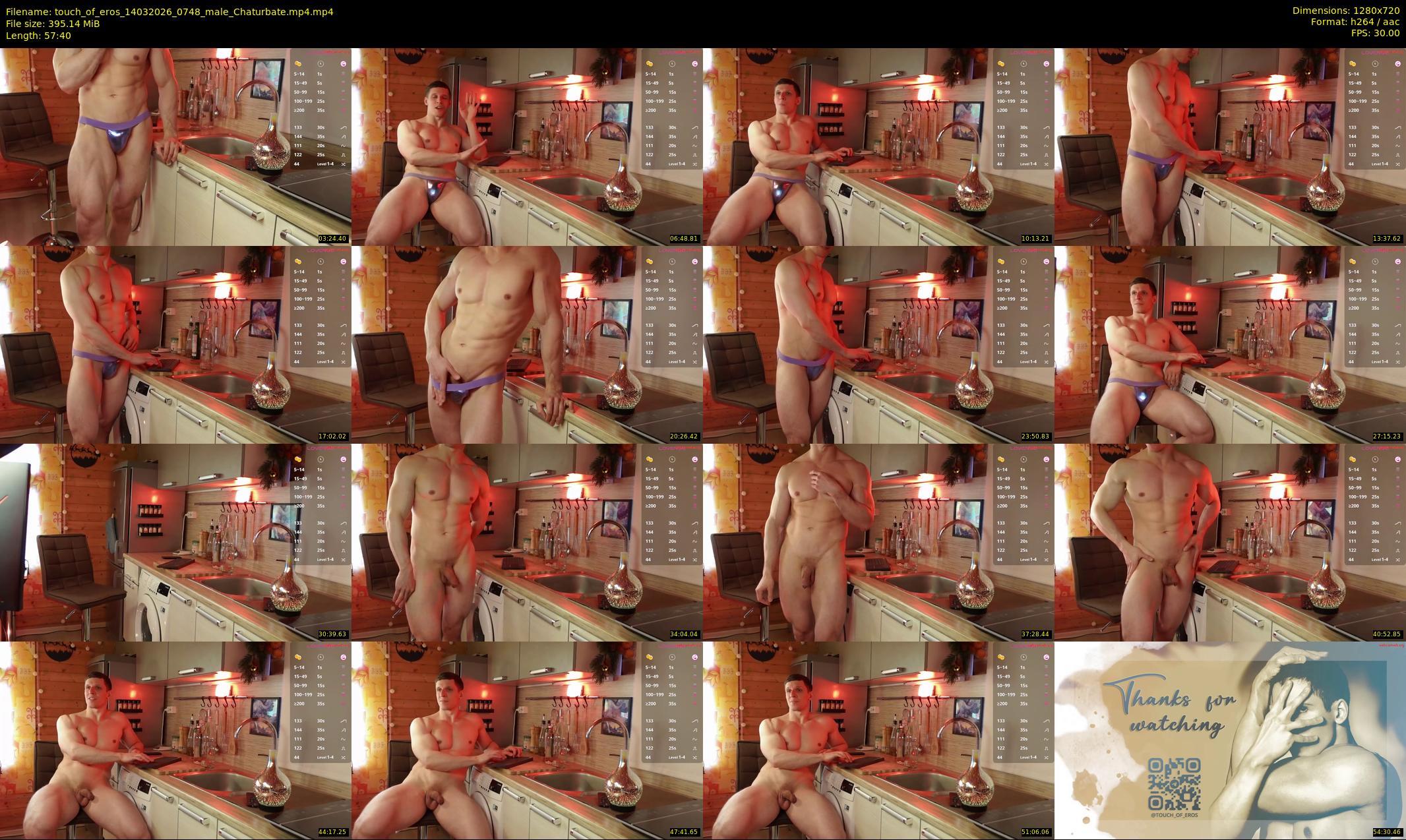 touch_of_eros — 58 minute Chaturbate male cam show recording, 720p, Mar 14, 2026