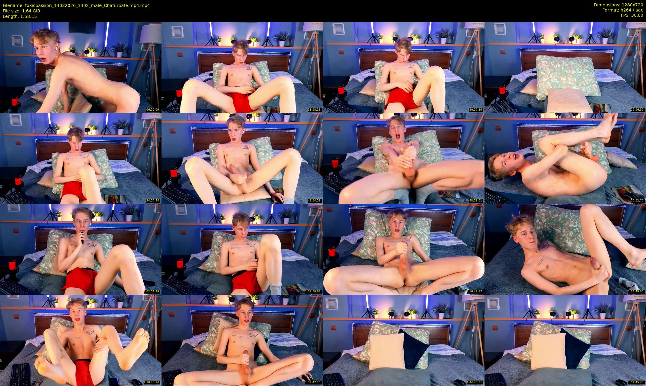 toxicpassion — 119 minute Chaturbate male cam show recording, 720p, Mar 14, 2026