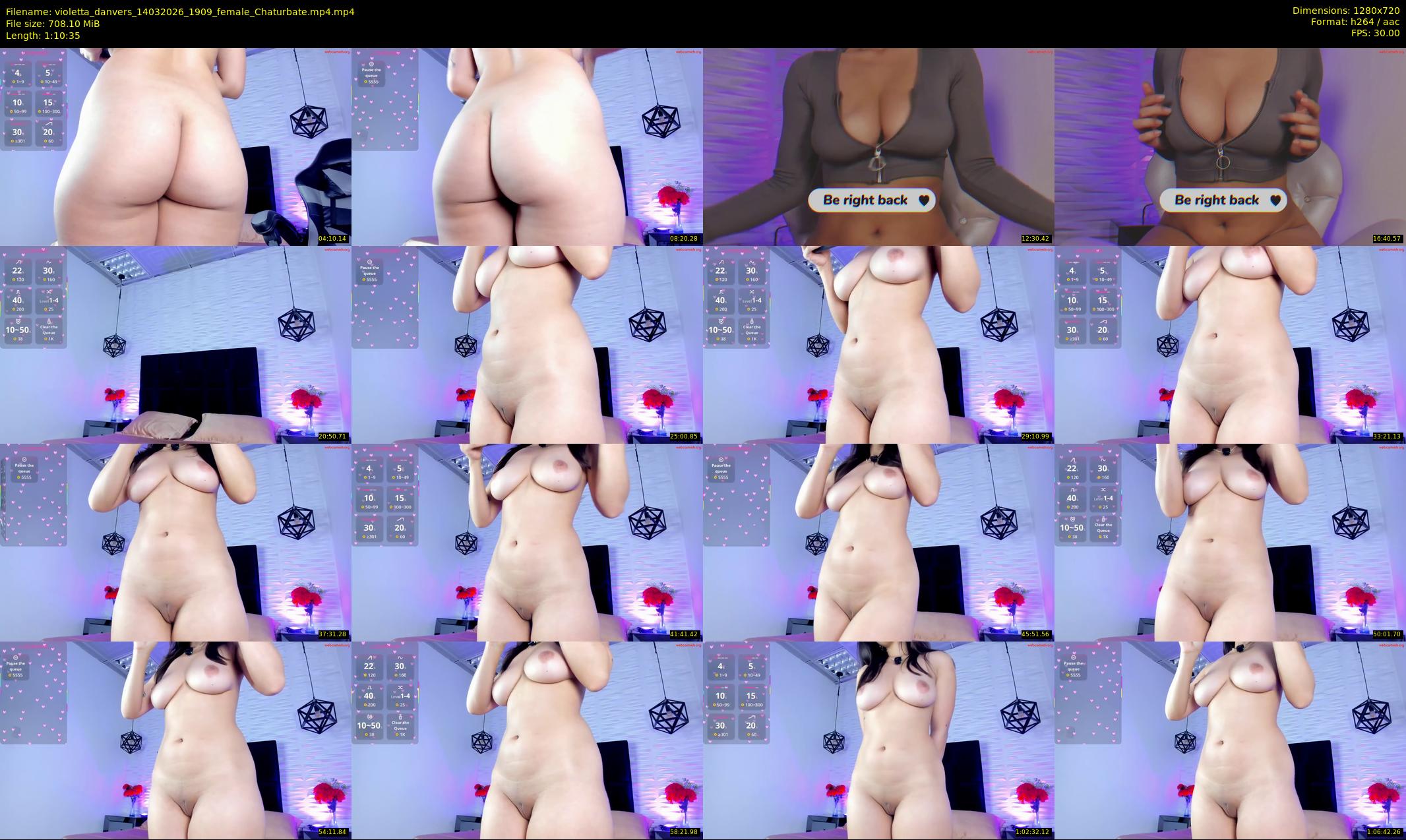 violetta_danvers — 71 minute Chaturbate female cam show recording, 720p, Mar 14, 2026