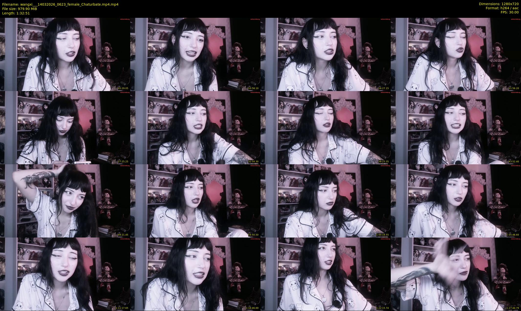 wangxi__ — 93 minute Chaturbate female cam show recording, 720p, Mar 14, 2026