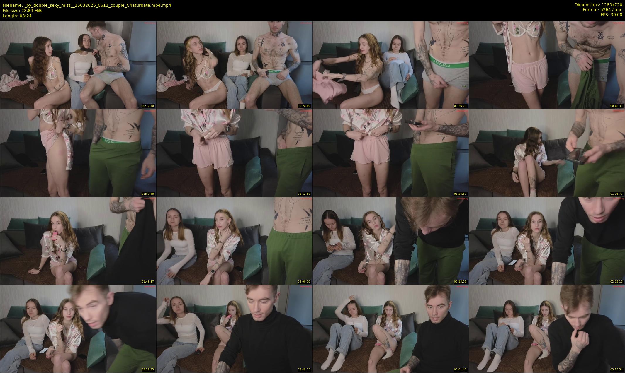 _by_double_sexy_miss_ — 4 minute Chaturbate couple cam show recording, 720p, Mar 15, 2026