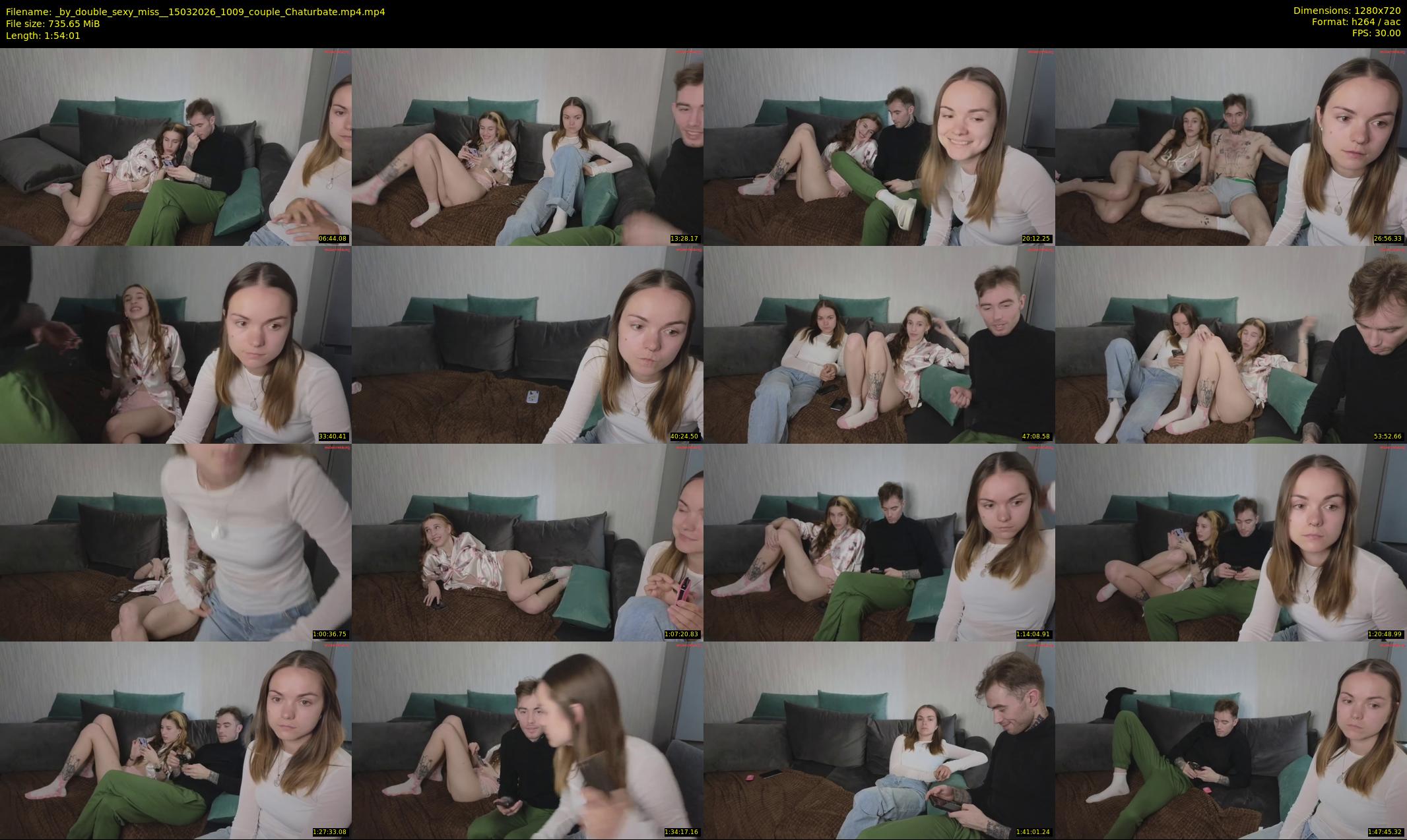 _by_double_sexy_miss_ — 115 minute Chaturbate couple cam show recording, 720p, Mar 15, 2026