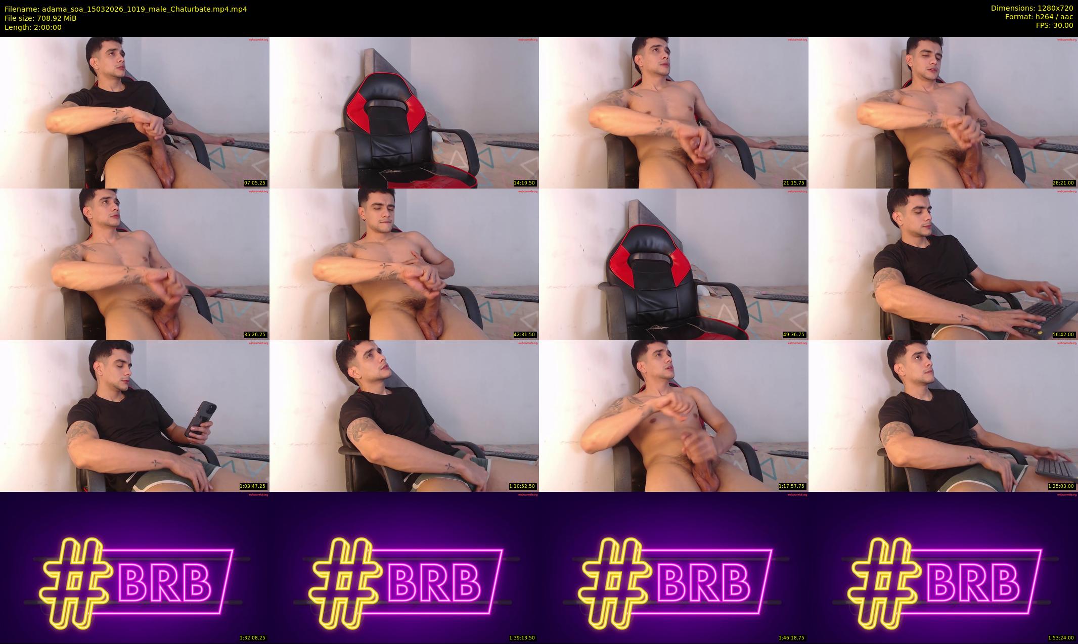 adama_soa — 120 minute Chaturbate male cam show recording, 720p, Mar 15, 2026