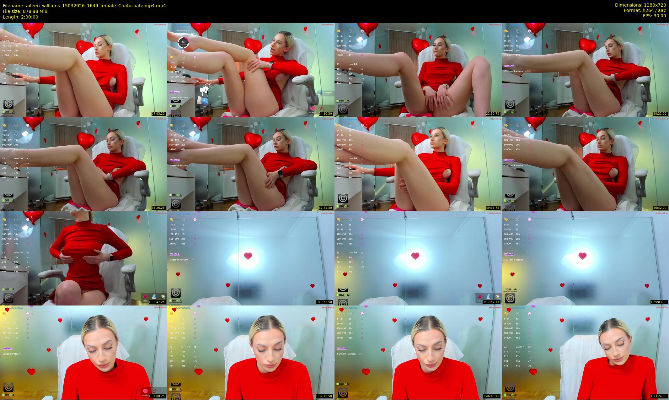 aileen_williams — 120 minute Chaturbate female cam show recording, 720p, Mar 15, 2026
