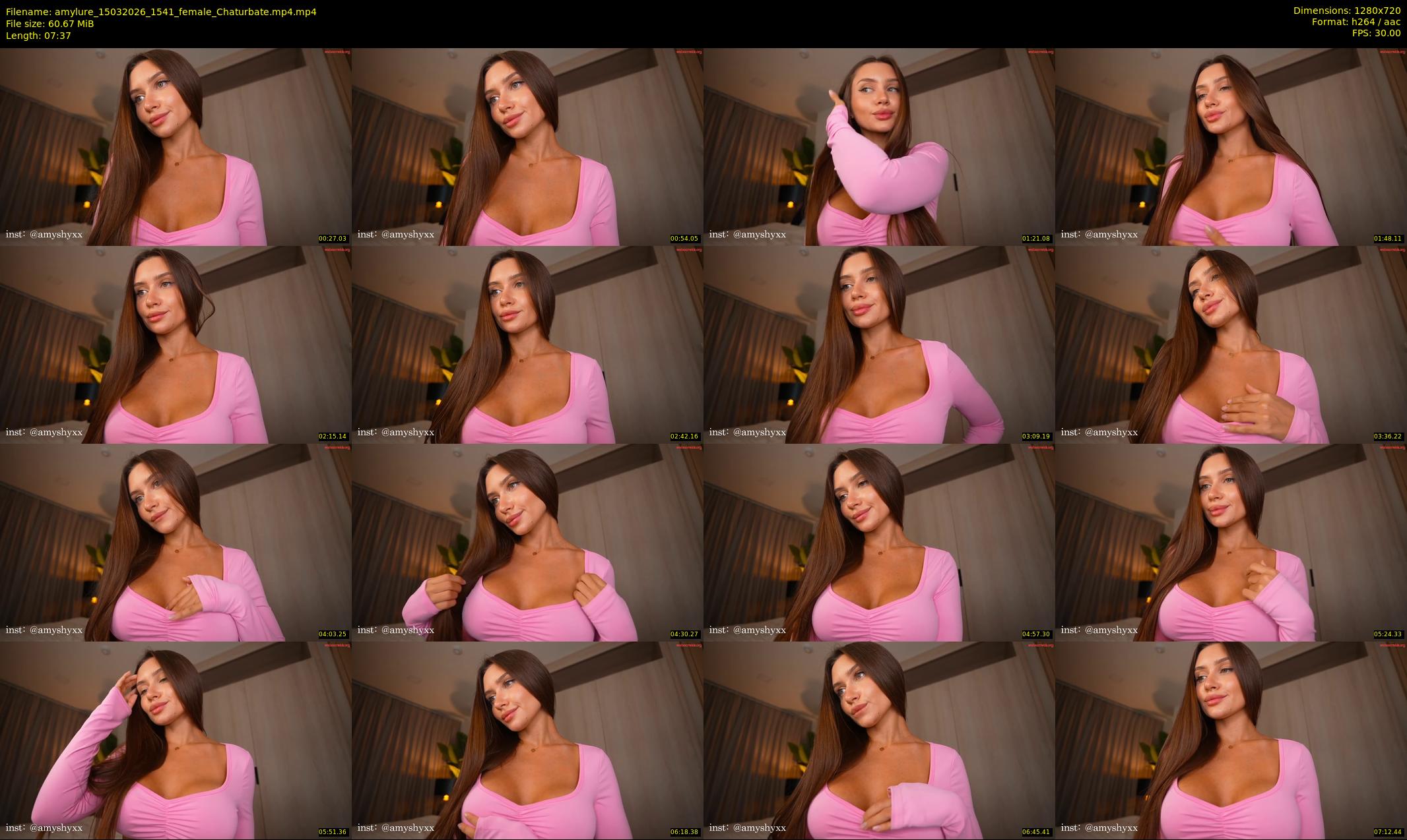 amylure — 8 minute Chaturbate female cam show recording, 720p, Mar 15, 2026