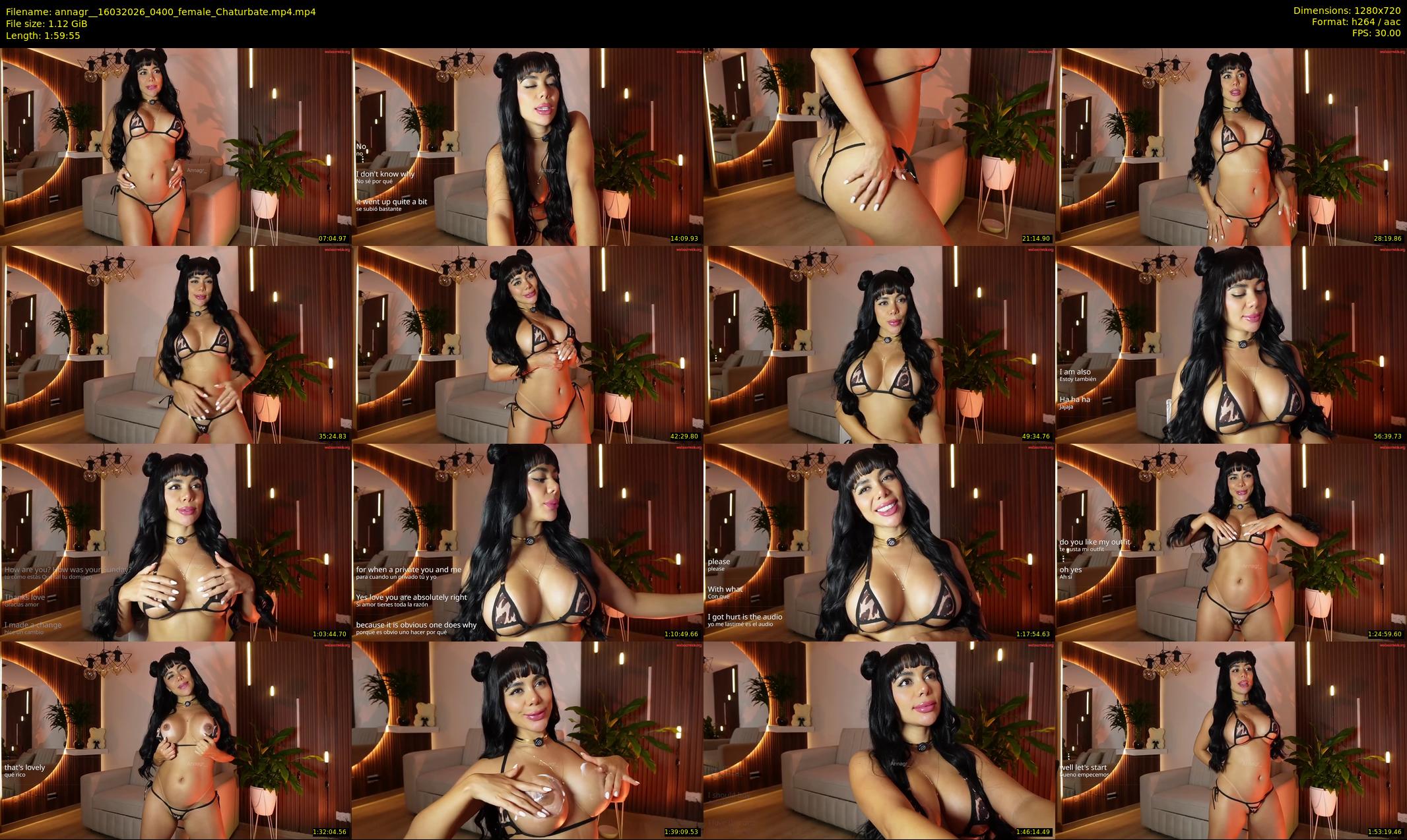 annagr_ — 120 minute Chaturbate female cam show recording, 720p, Mar 16, 2026