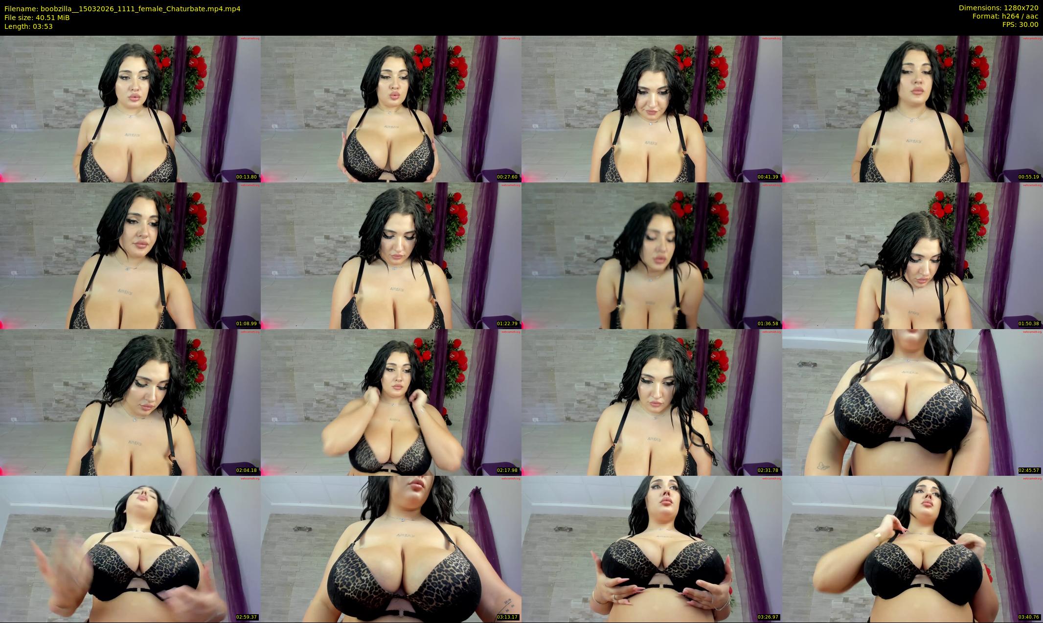 boobzilla_ — 4 minute Chaturbate female cam show recording, 720p, Mar 15, 2026