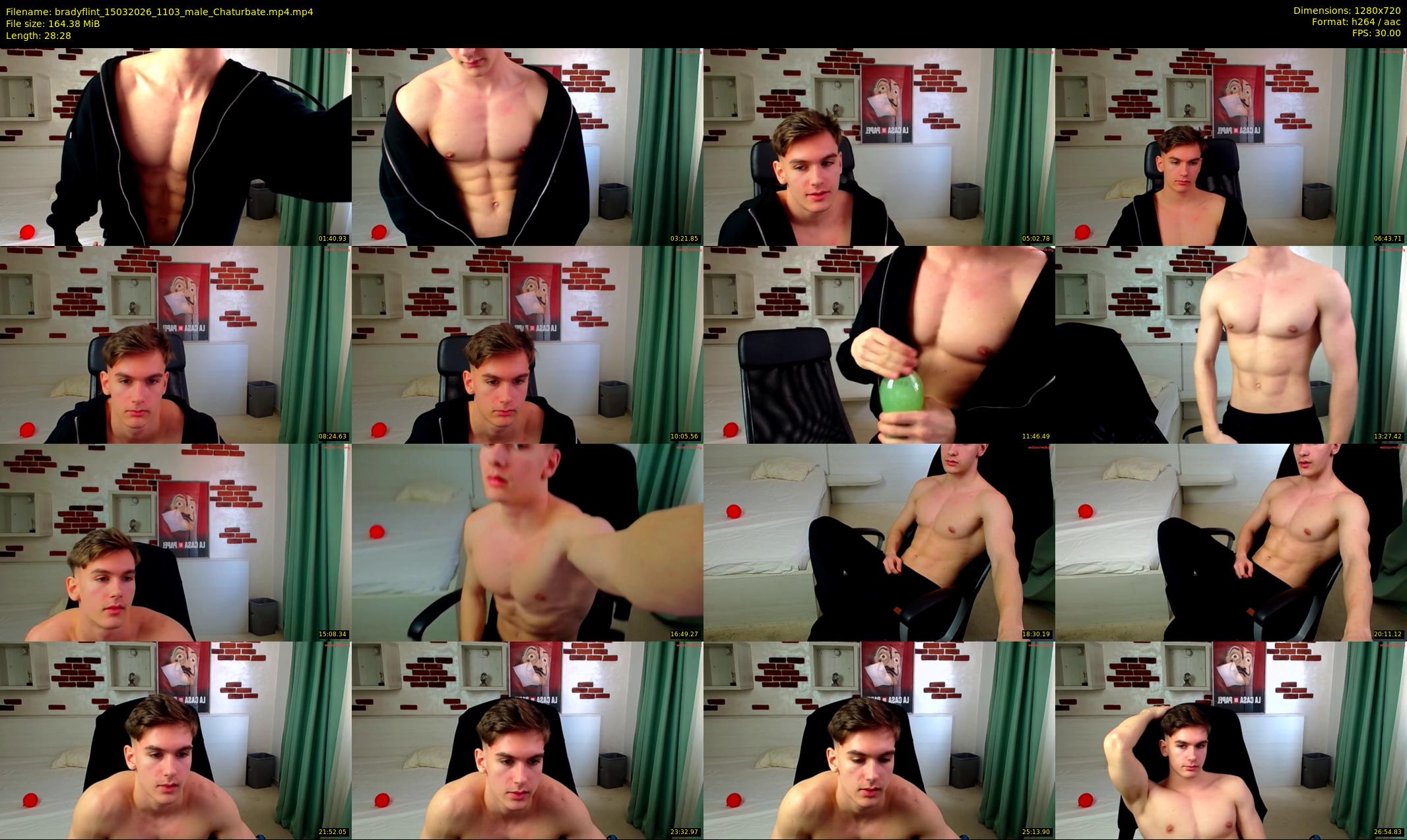 bradyflint — 29 minute Chaturbate male cam show recording, 720p, Mar 15, 2026