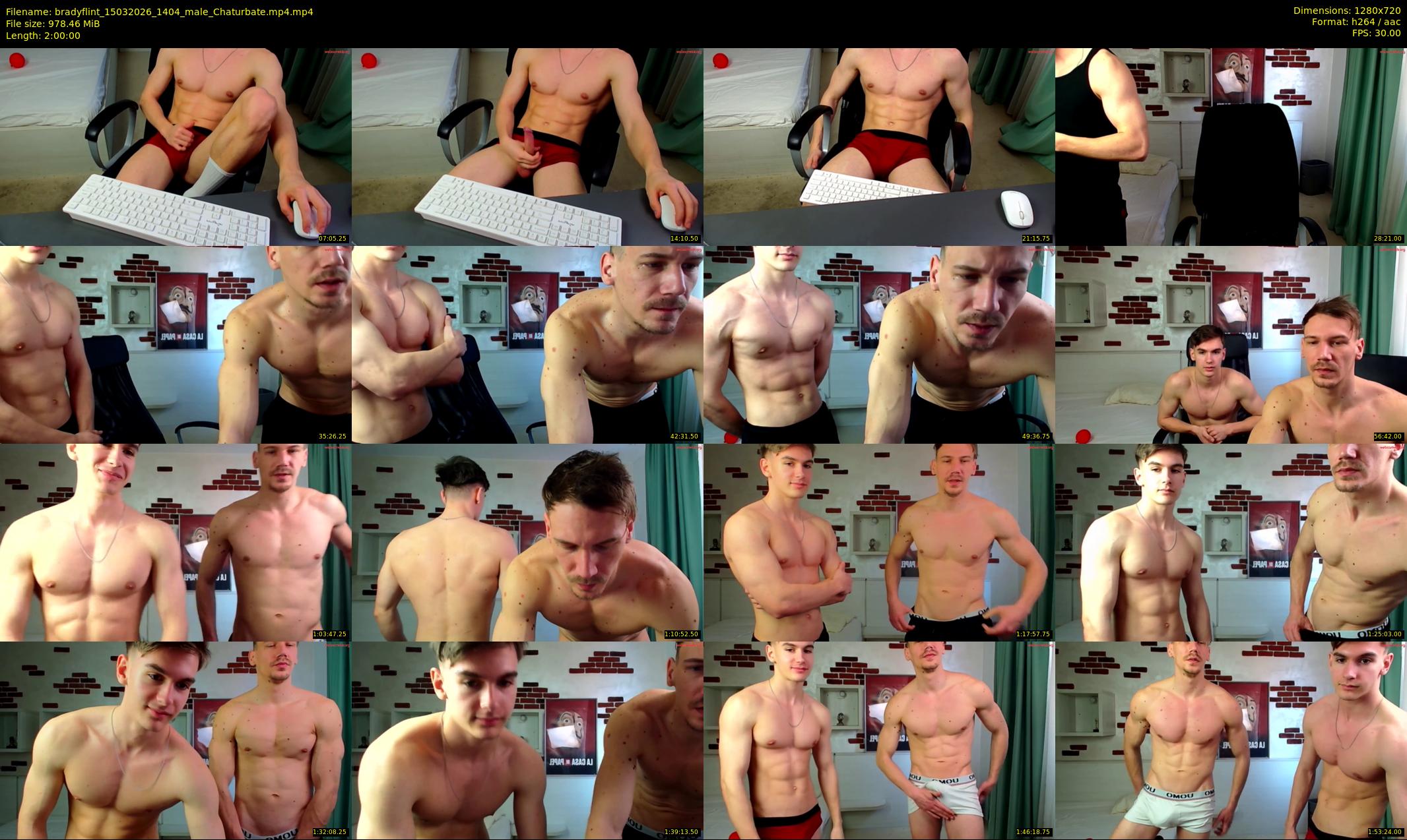bradyflint — 120 minute Chaturbate male cam show recording, 720p, Mar 15, 2026