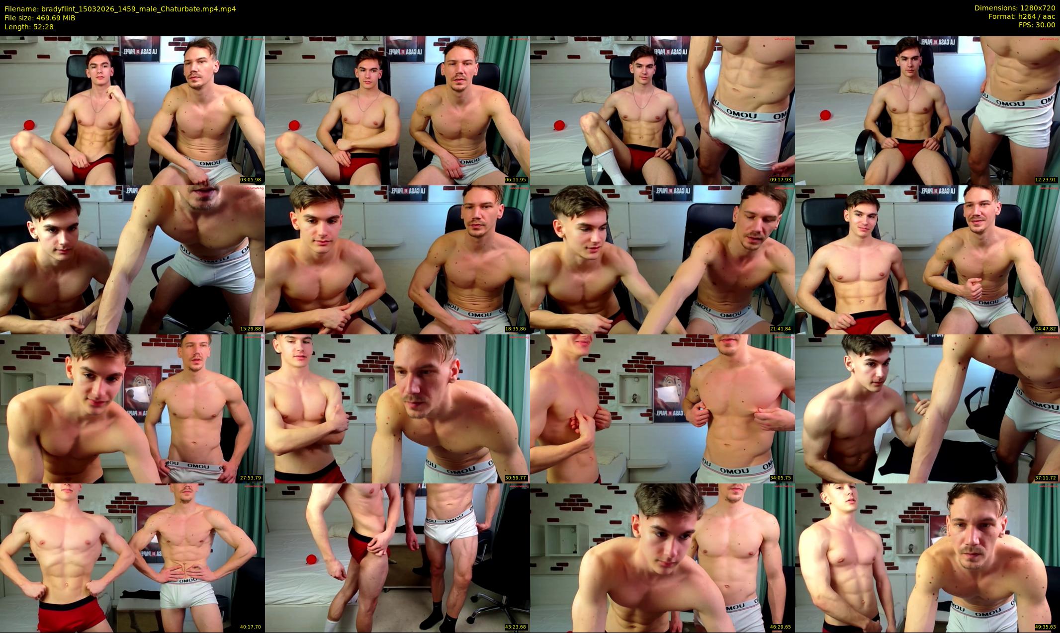 bradyflint — 53 minute Chaturbate male cam show recording, 720p, Mar 15, 2026