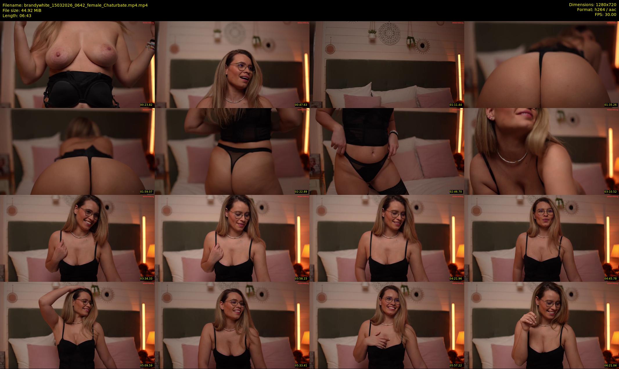 brandywhite — 7 minute Chaturbate female cam show recording, 720p, Mar 15, 2026